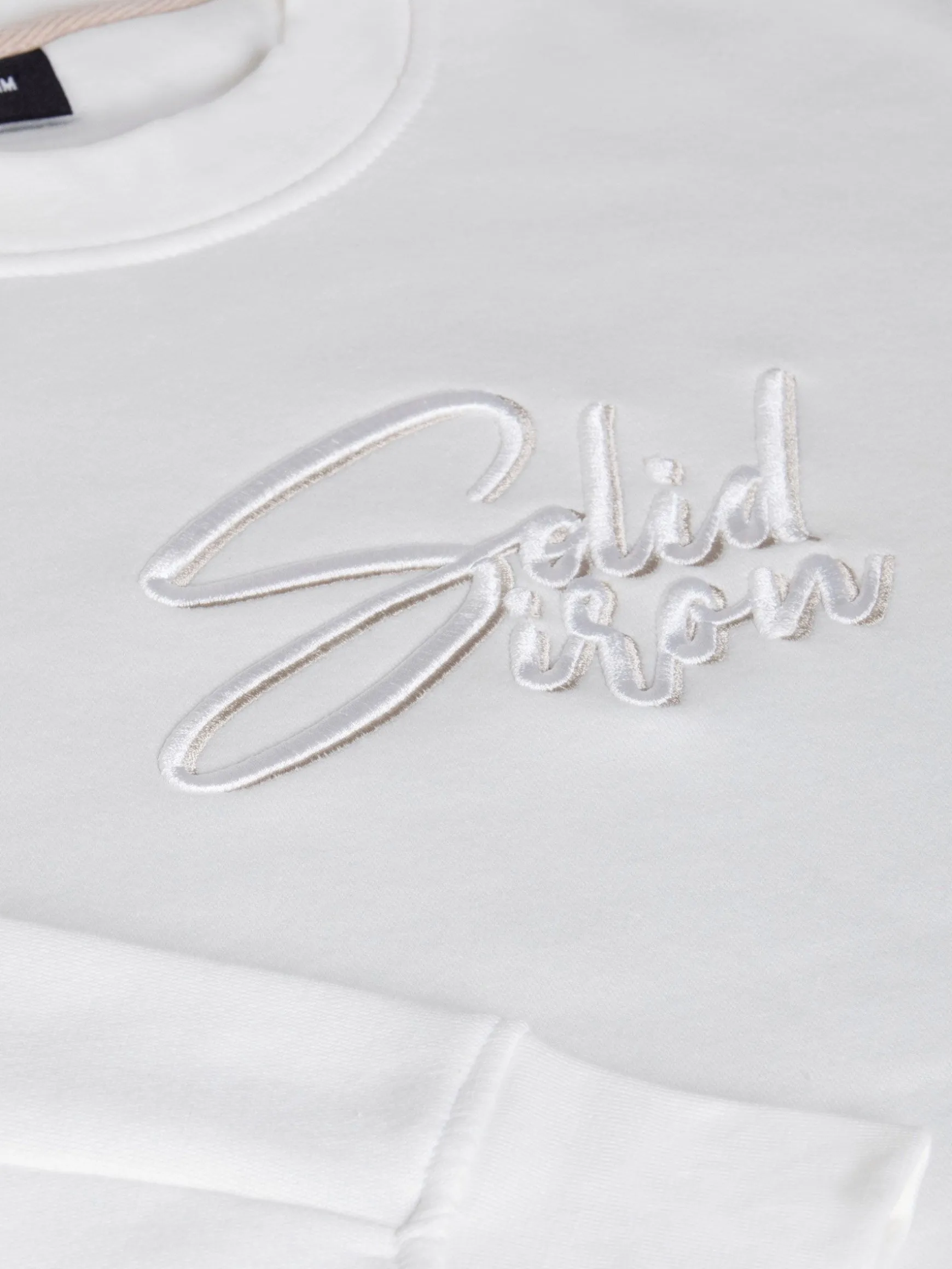 WAM DENIM Sweaters & Vesten*Ahmir White Crew Neck Sweater