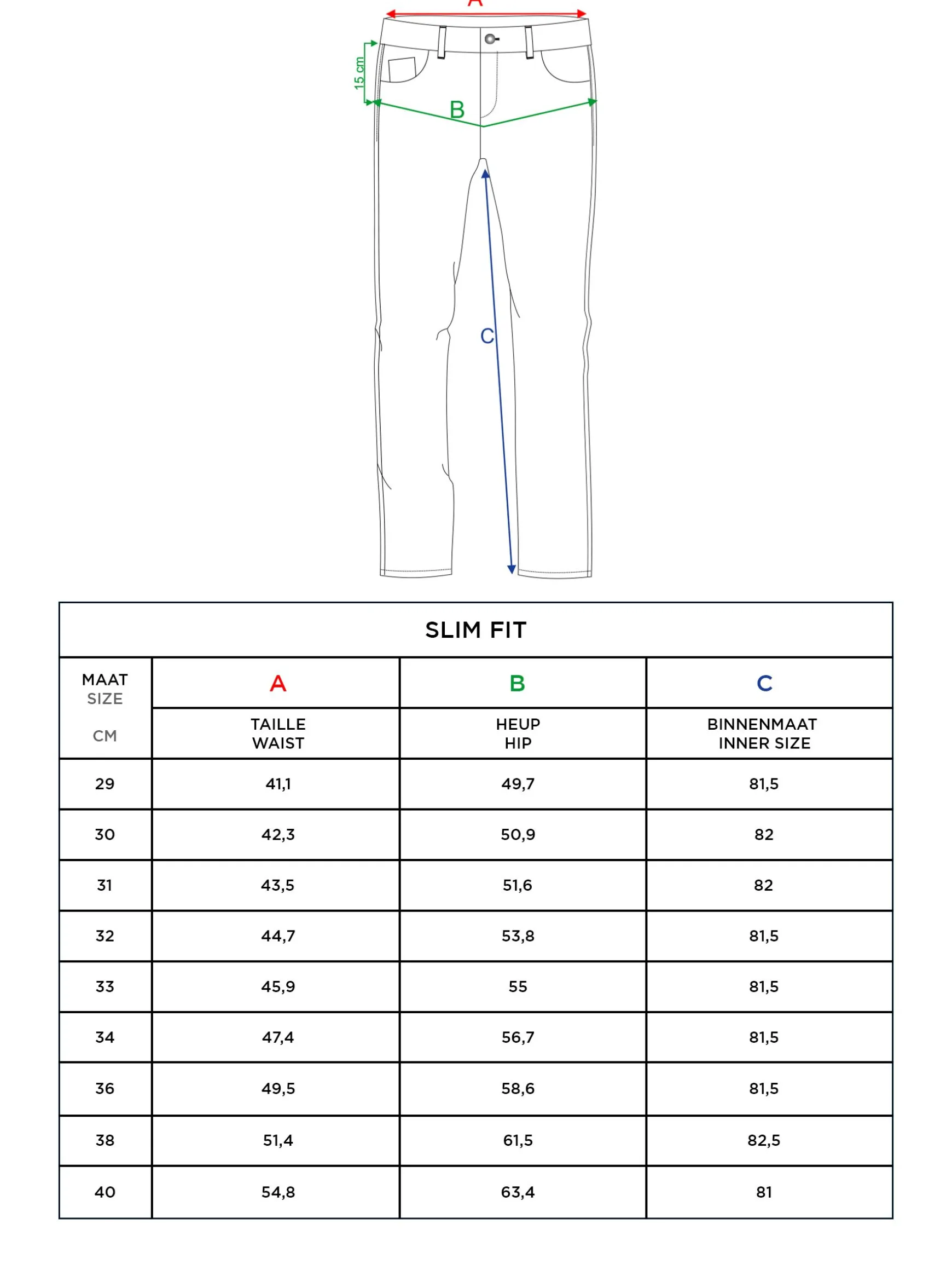 WAM DENIM Jeans*Aluin Slim Fit Stone Wash Light Navy Jeans