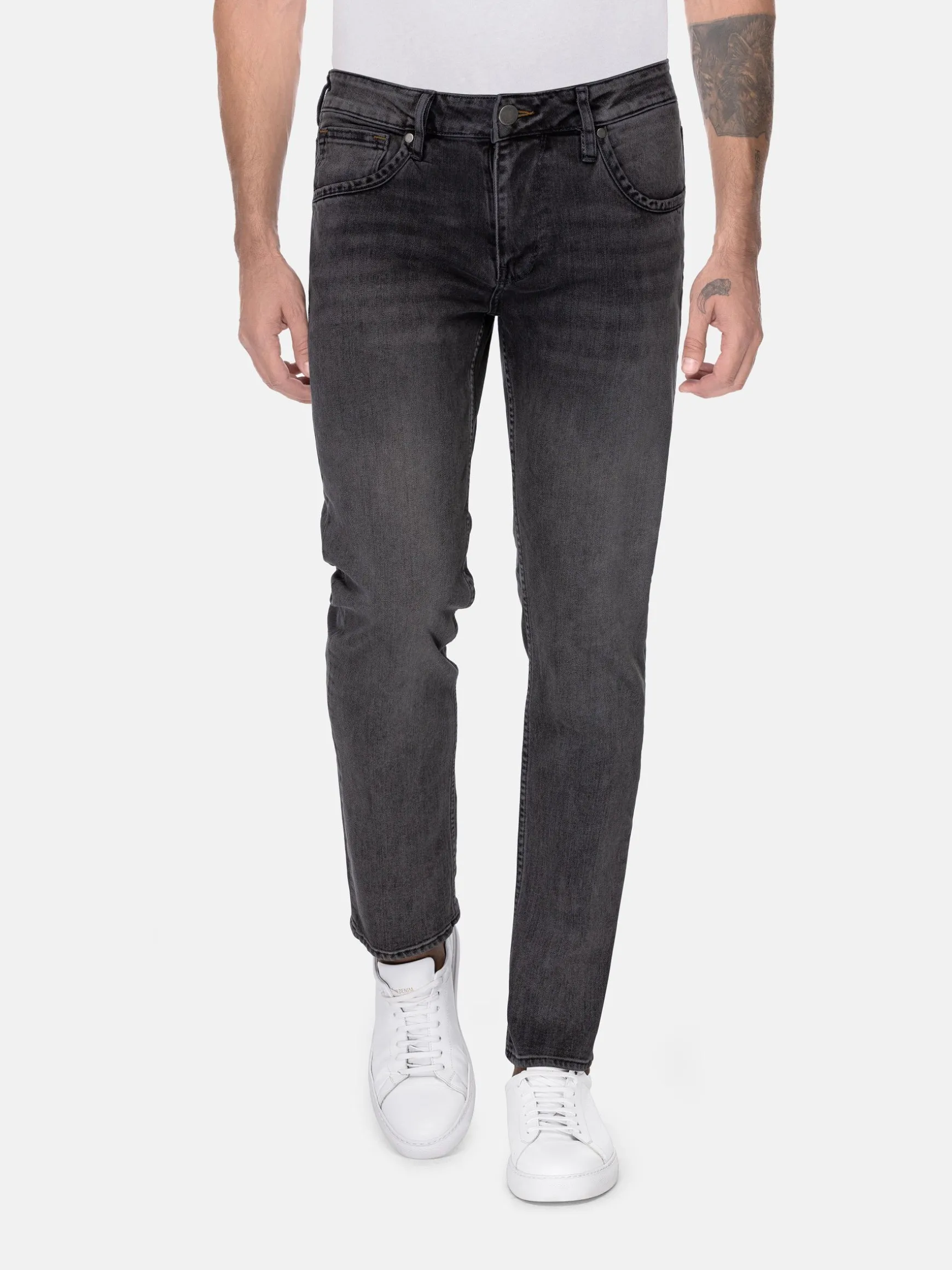WAM DENIM Jeans*Amaud Slim Stretch Grey Jeans