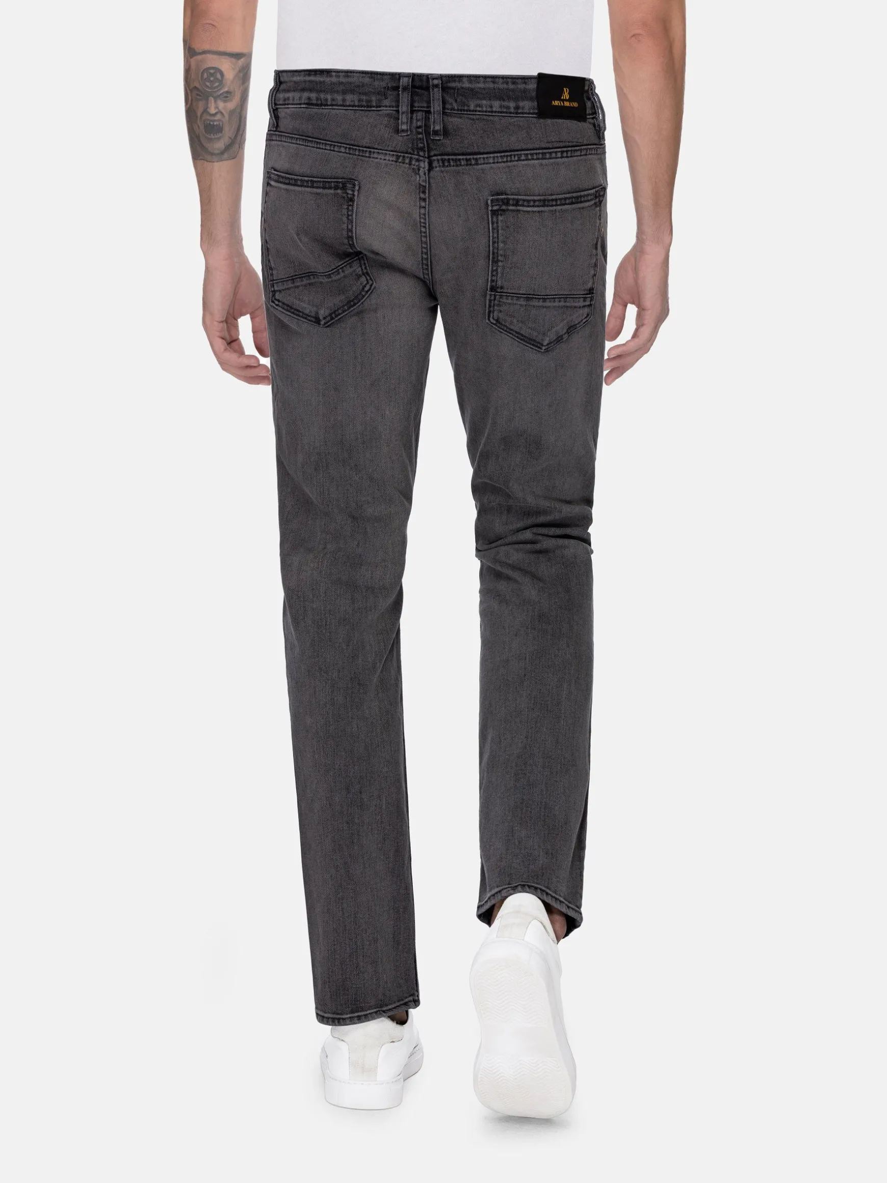 WAM DENIM Jeans*Amaud Slim Stretch Grey Jeans