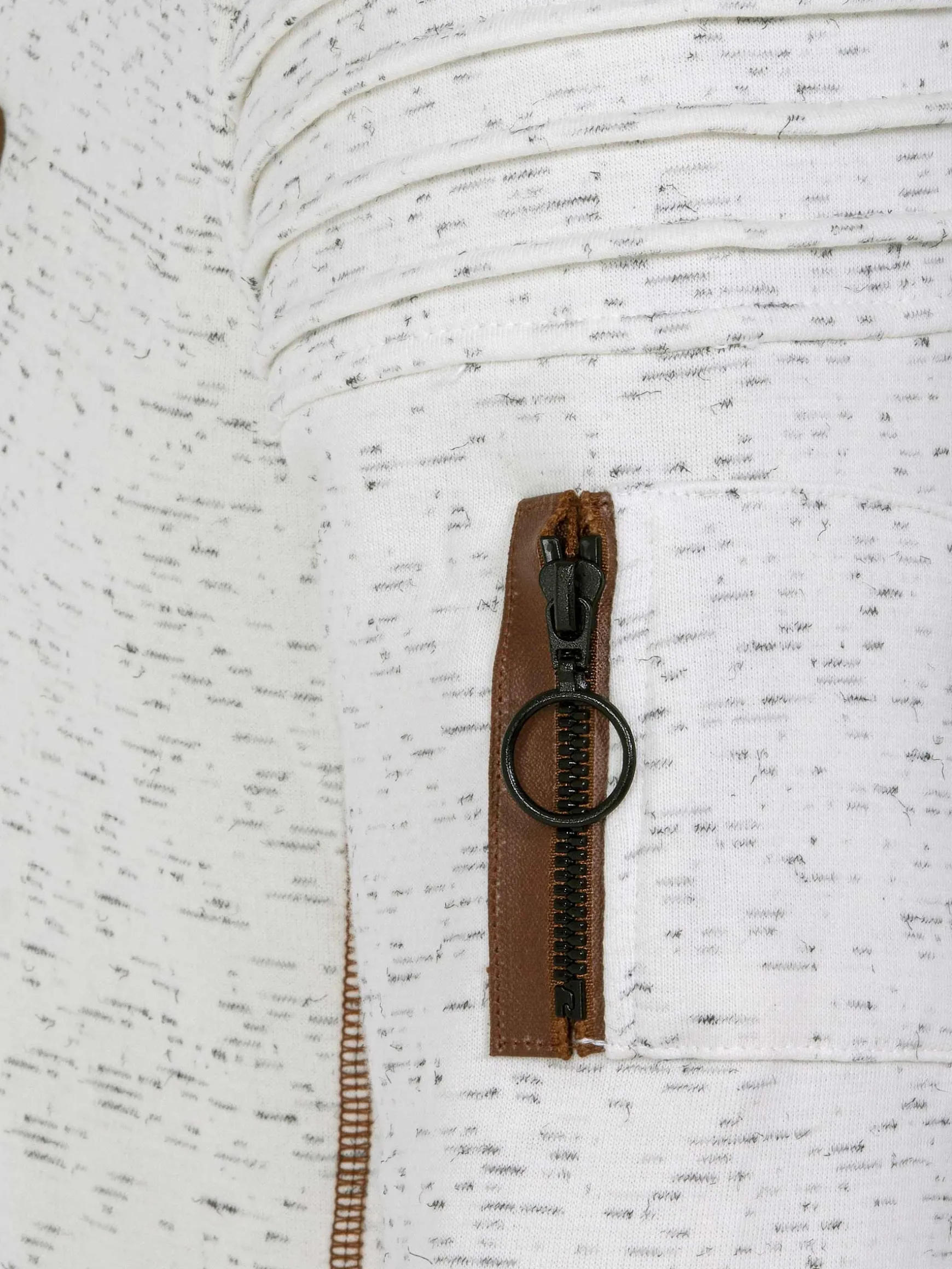 WAM DENIM Sweaters & Vesten*Anita Slim Fit Crew Neck Off-White Sweater