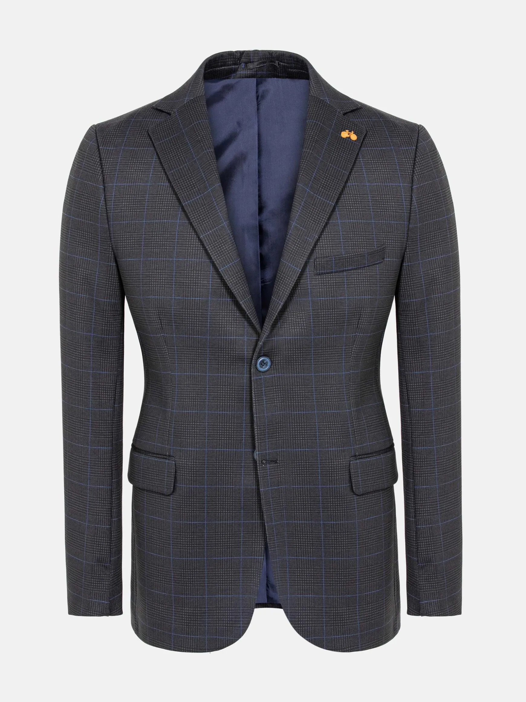 WAM DENIM Pakken & Maatwerk*Archer Checkered Indigo Navy Colbert