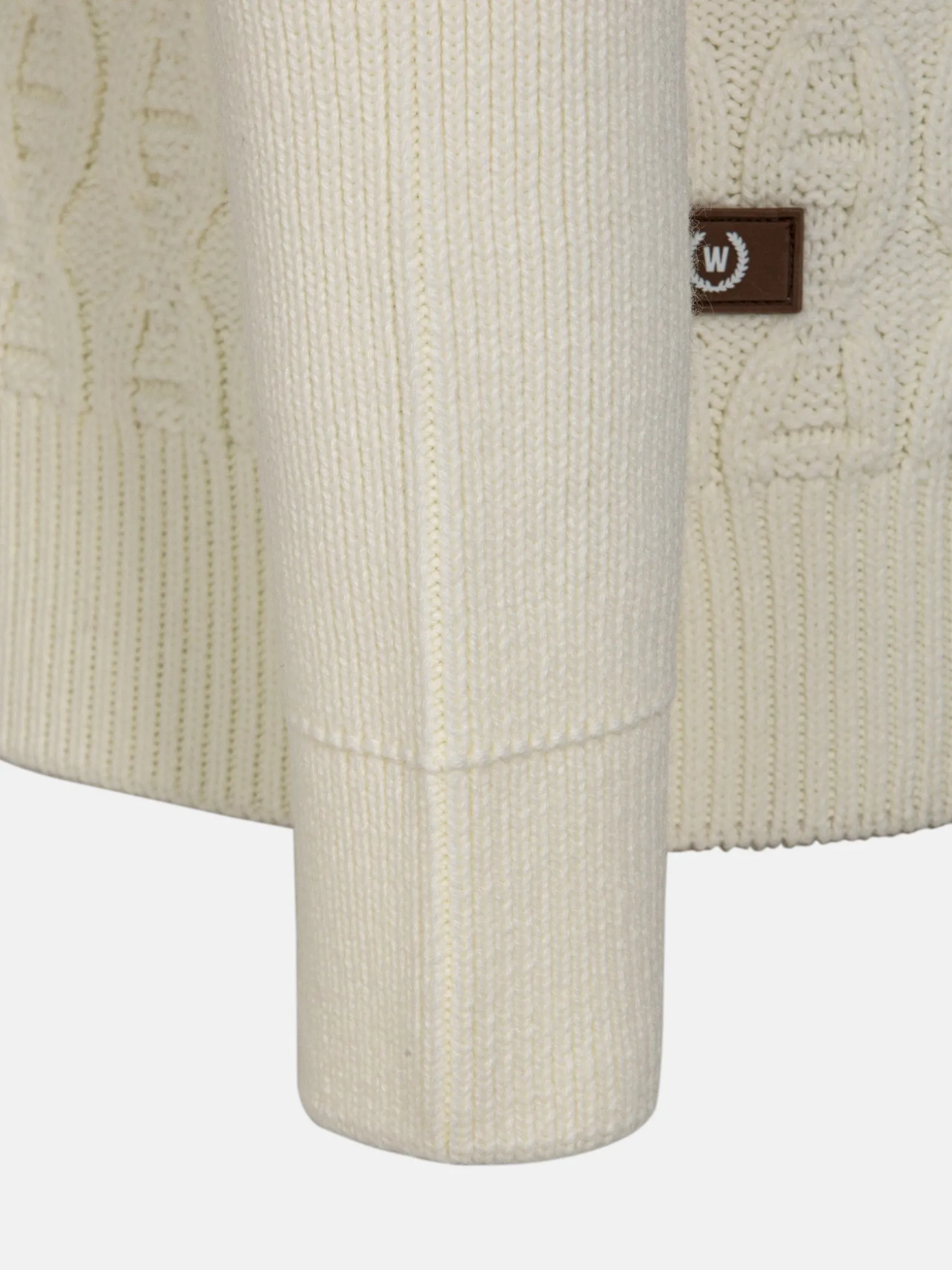 WAM DENIM Truien & Pullovers*Avon Off White Pattern Truien