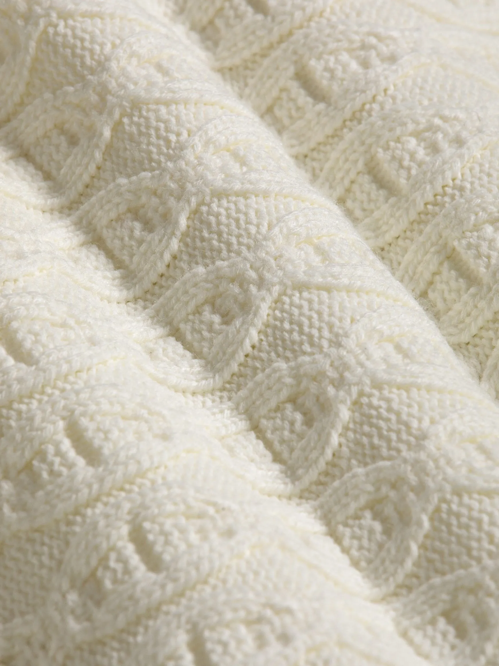 WAM DENIM Truien & Pullovers*Avon Off White Pattern Truien