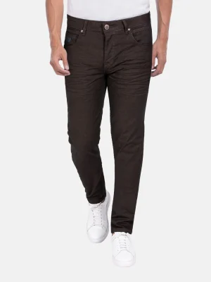 WAM DENIM Jeans*Bristol Slim Fit Brown Jeans