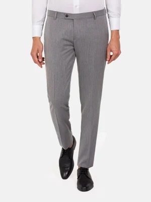 WAM DENIM Pakken & Maatwerk*Comfort Slim Fit Grey Pantalon