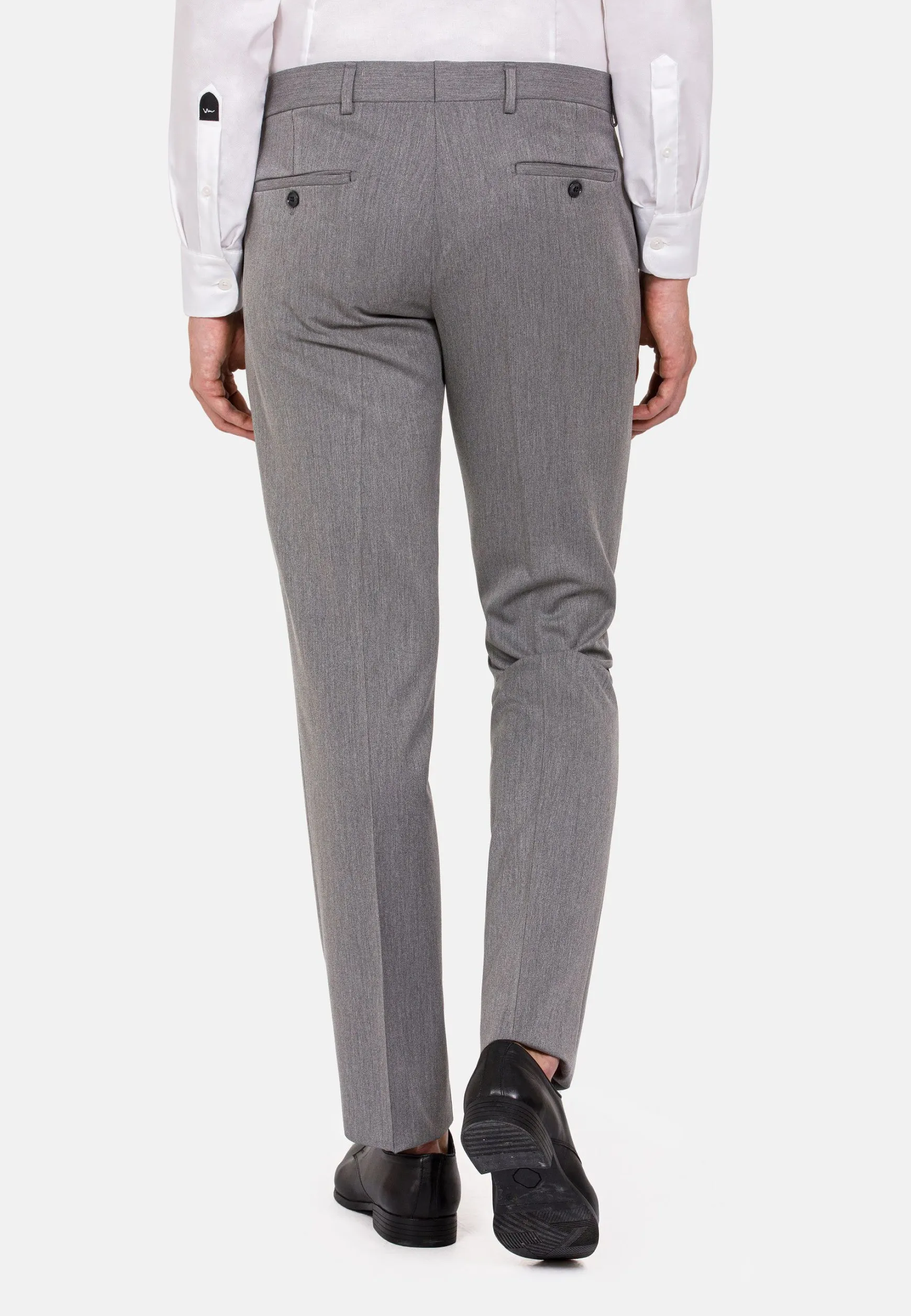 WAM DENIM Pakken & Maatwerk*Comfort Slim Fit Grey Pantalon