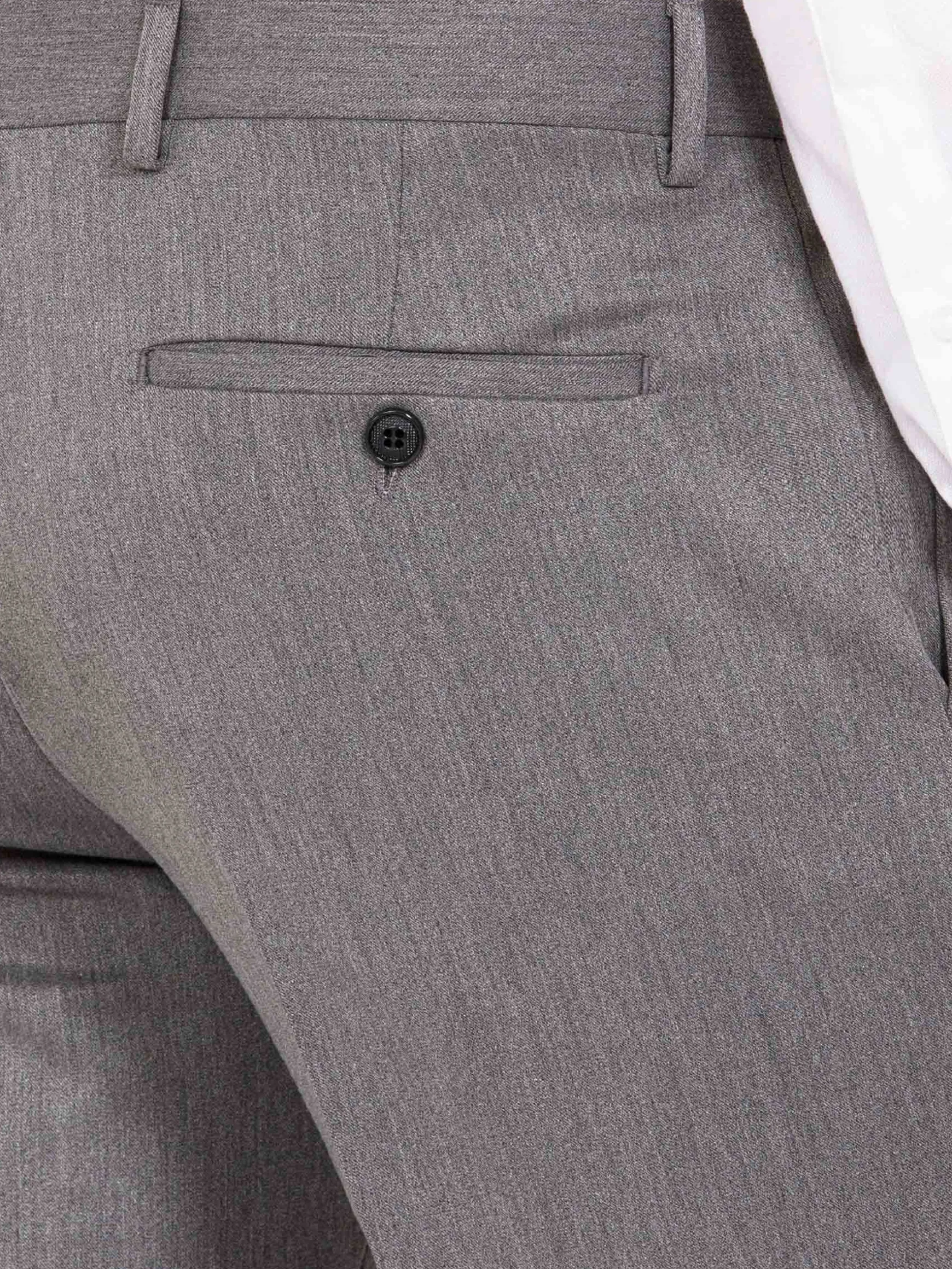 WAM DENIM Pakken & Maatwerk*Comfort Slim Fit Grey Pantalon