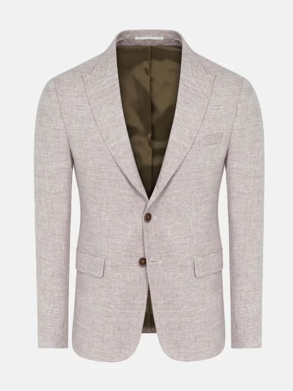 WAM DENIM Pakken & Maatwerk*Cullen Single Breast Beige Colbert