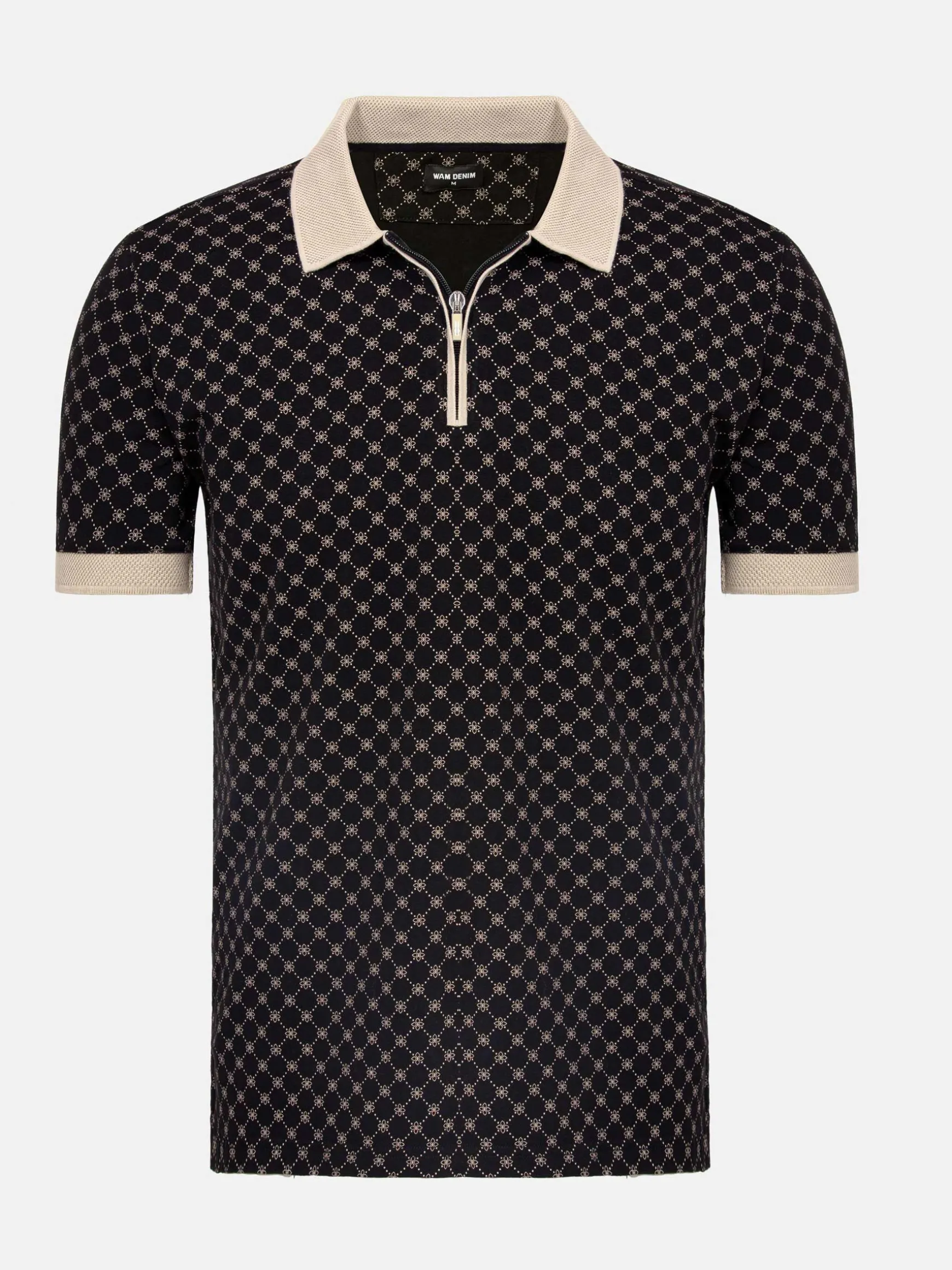WAM DENIM Polo's*Dario Black Polo