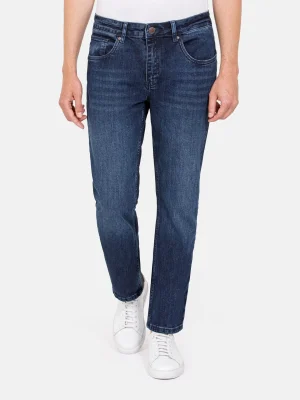 WAM DENIM Jeans*Dickinson Tailored Fit Navy Jeans