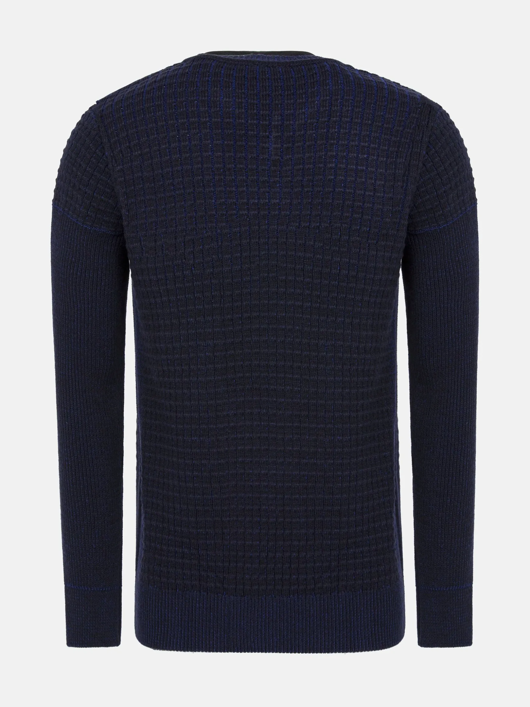 WAM DENIM Truien & Pullovers*Dover Slim Fit V-Neck Navy Truien