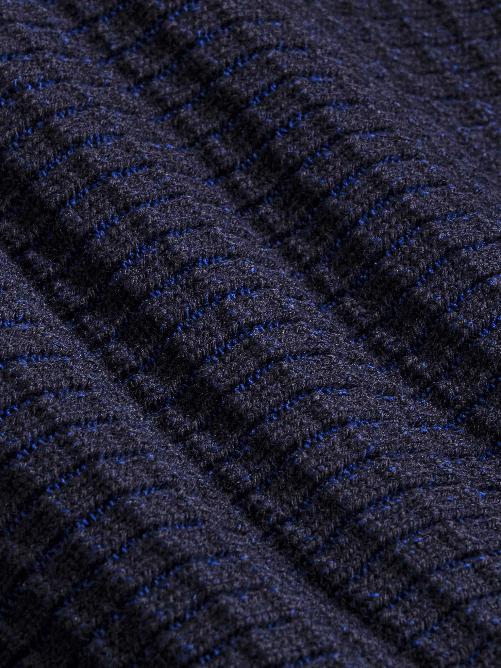 WAM DENIM Truien & Pullovers*Dover Slim Fit V-Neck Navy Truien