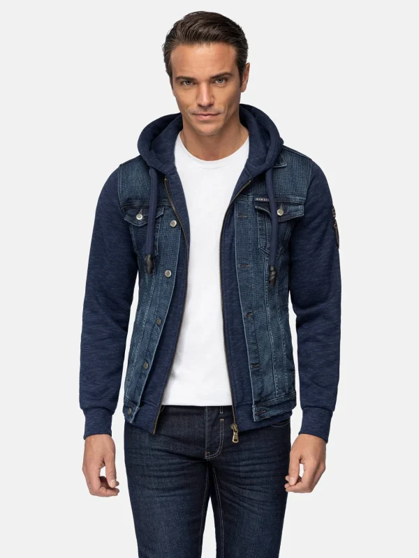 WAM DENIM Sweaters & Vesten*Echten Slim Fit hoodie Navy Vesten