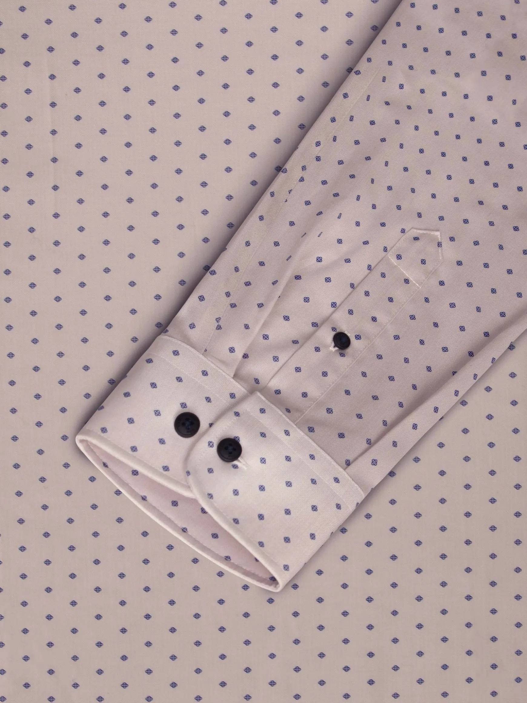 WAM DENIM Overhemd Lange Mouwen*Emiliano Slim Fit Beige Long Sleeve Overhemd