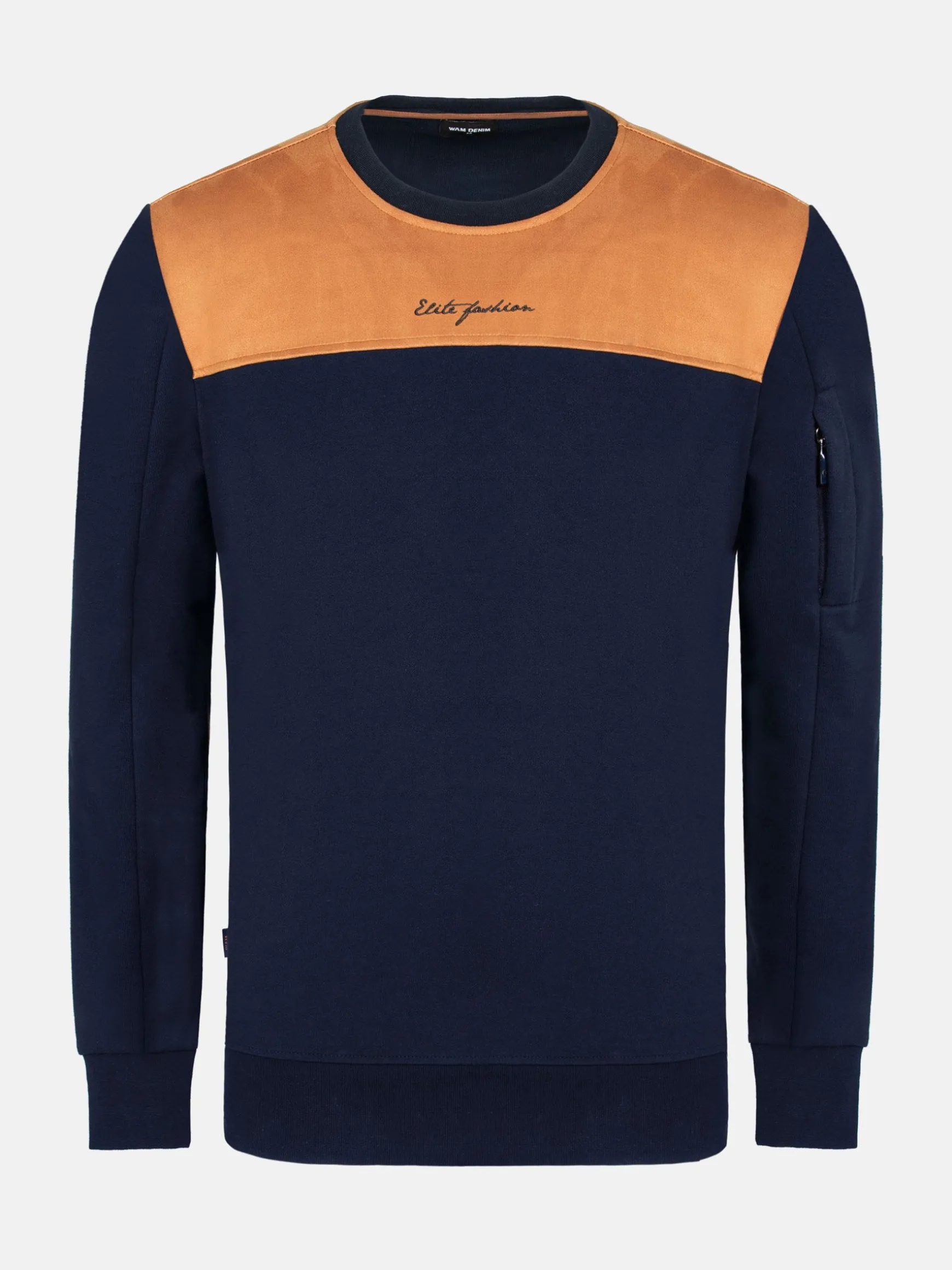 WAM DENIM Sweaters & Vesten*Emory Slim Fit Navy Sweater