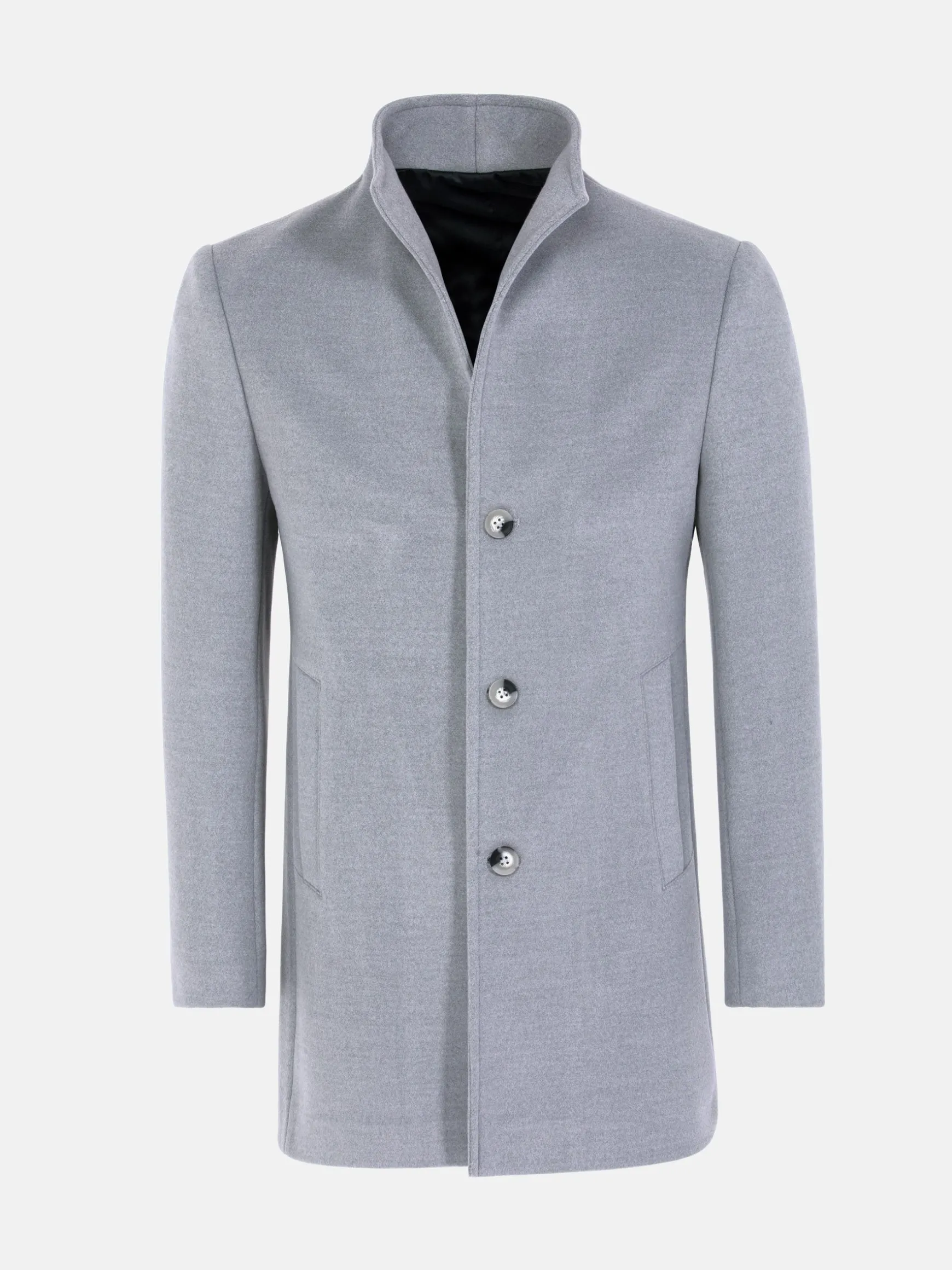 WAM DENIM Manteljassen*Franklin Three Button Casual Grey Mantelassen