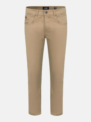 WAM DENIM Jeans*Gandalf Stretchy Dark Beige Jeans