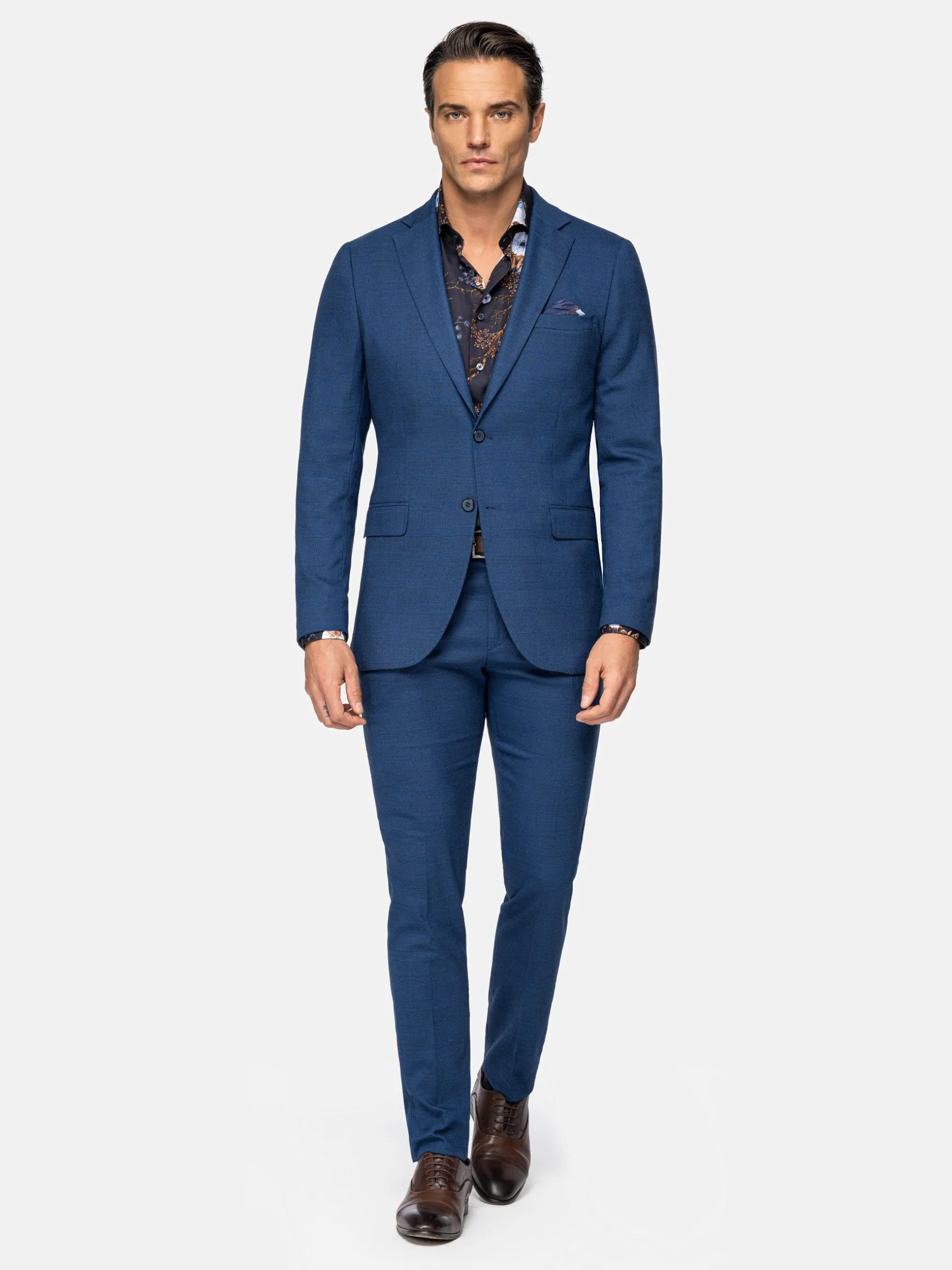 WAM DENIM Pakken & Maatwerk*Gimont Slim Fit Navy Pantalon