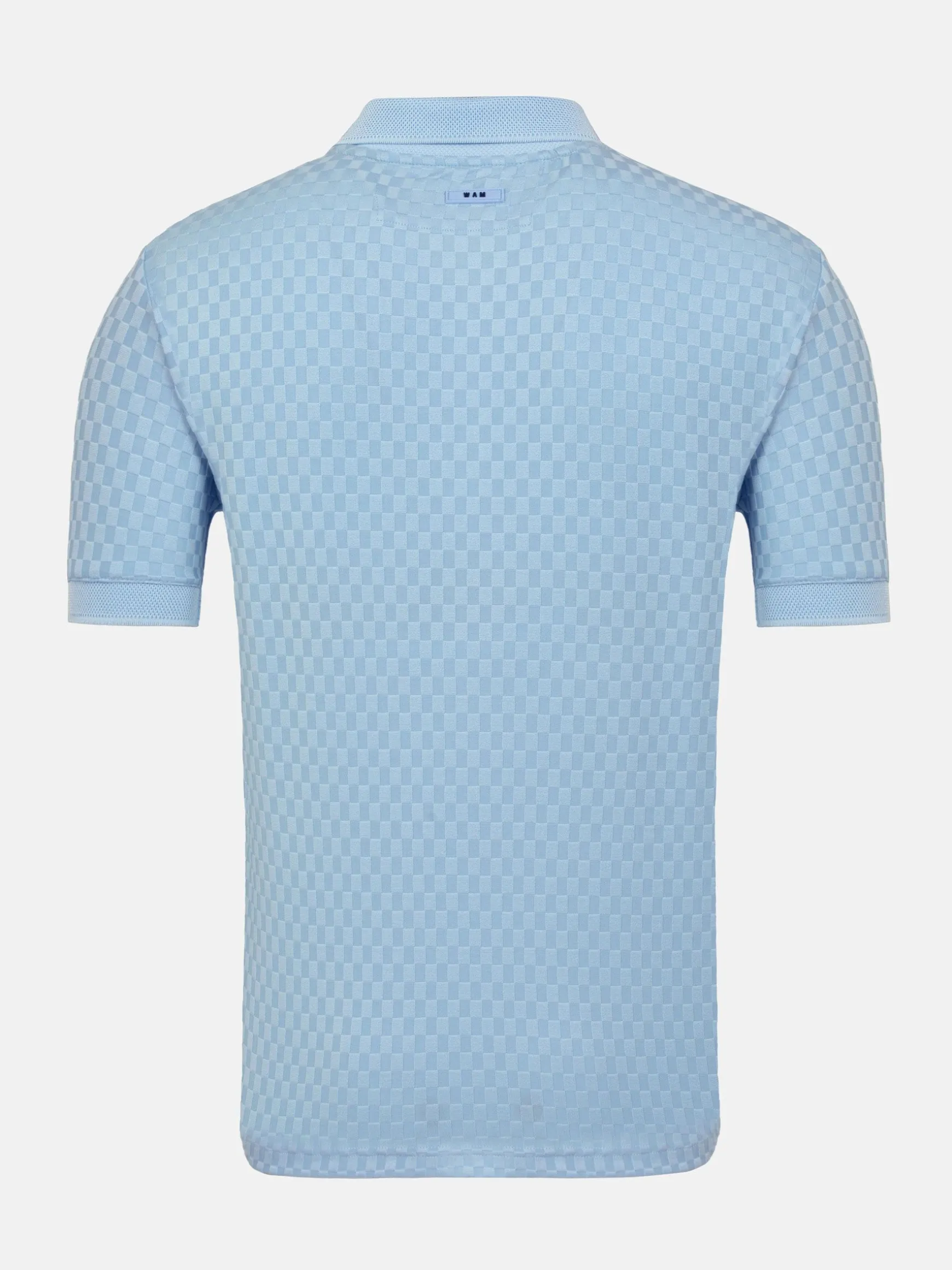 WAM DENIM Polo's*Gonzsles Blue Polo Shirt