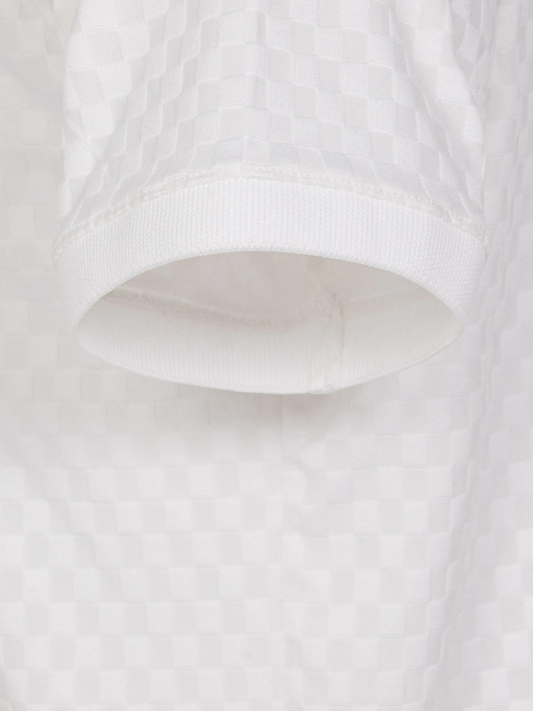 WAM DENIM Polo's*Gonzsles Off White Zipper Polo