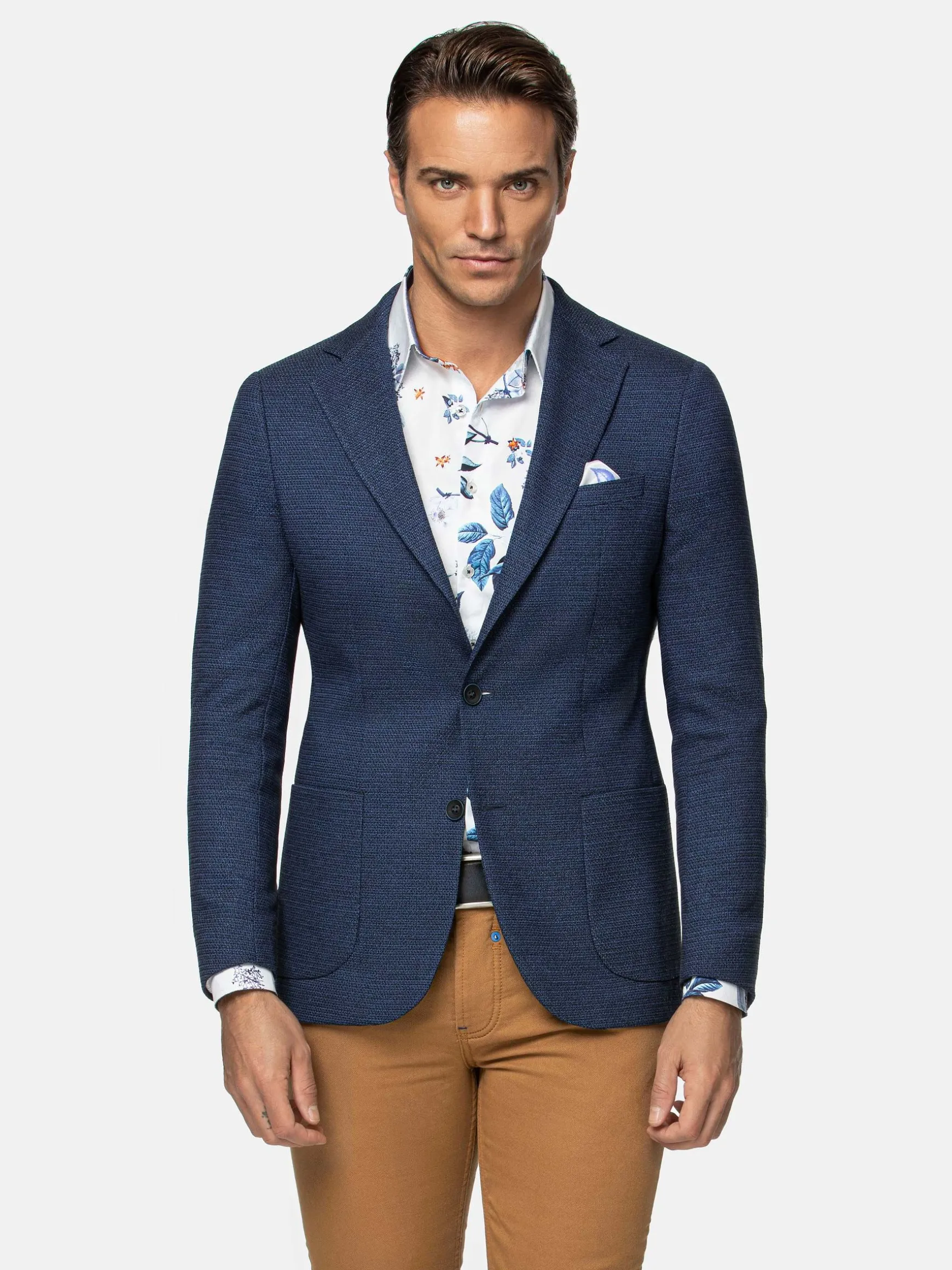 WAM DENIM Colberts & Blazers*Harmony Single Breasted Navy Colbert