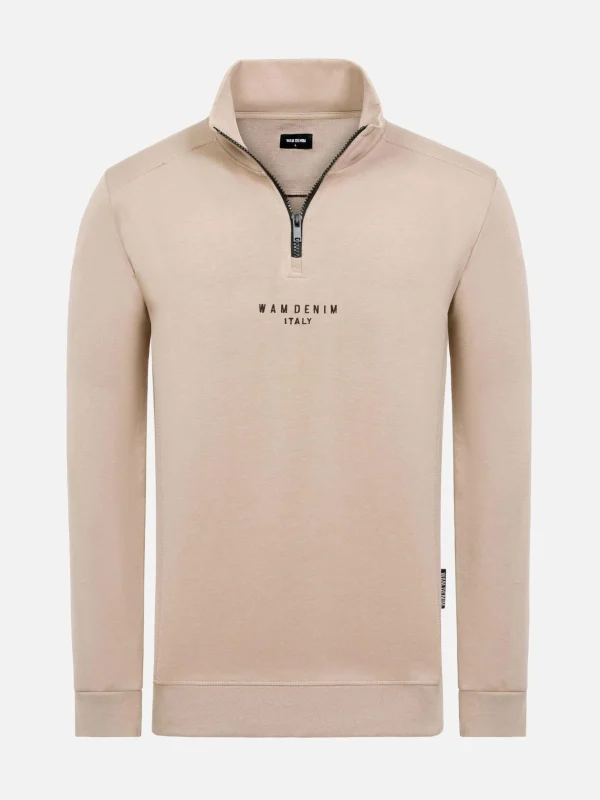 WAM DENIM Sweaters & Vesten*Judson Dark Beige Sweater