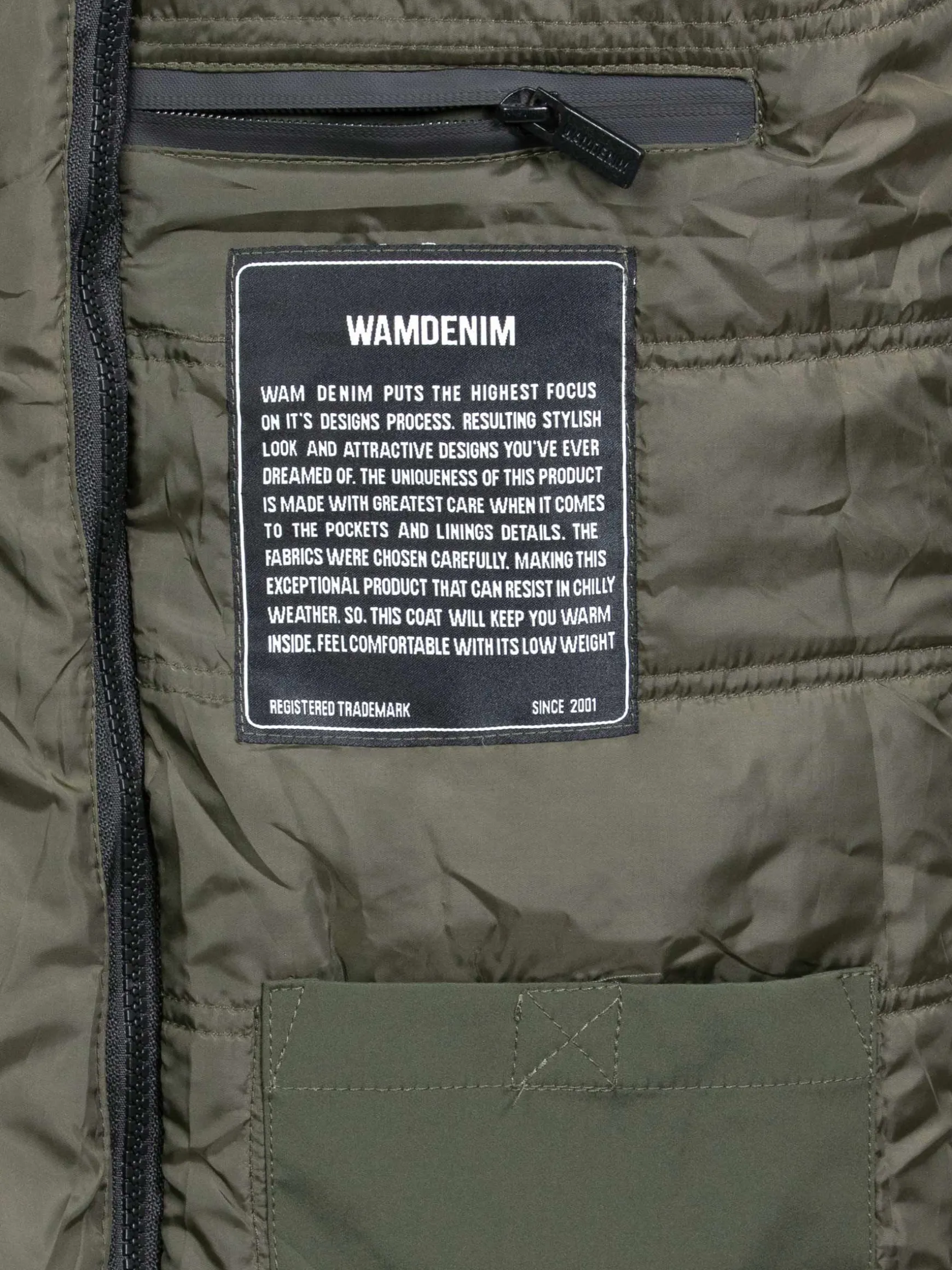 WAM DENIM Winterjassen*Kaisen Khaki Winter Jassen