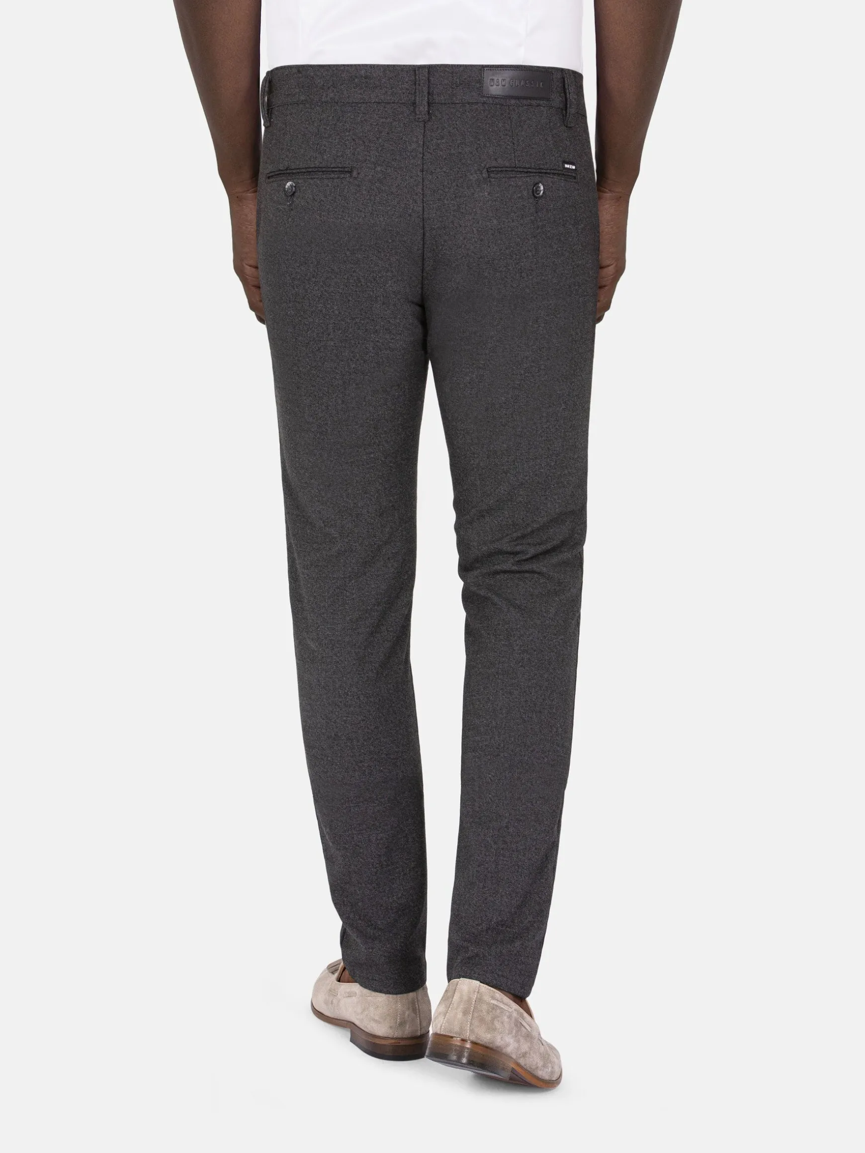 WAM DENIM Chino's*Kingston Slim Fit Anthracite Chino
