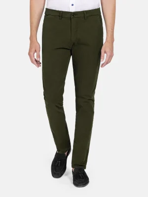 WAM DENIM Chino's*Laminia Slim Fit Khaki Chino