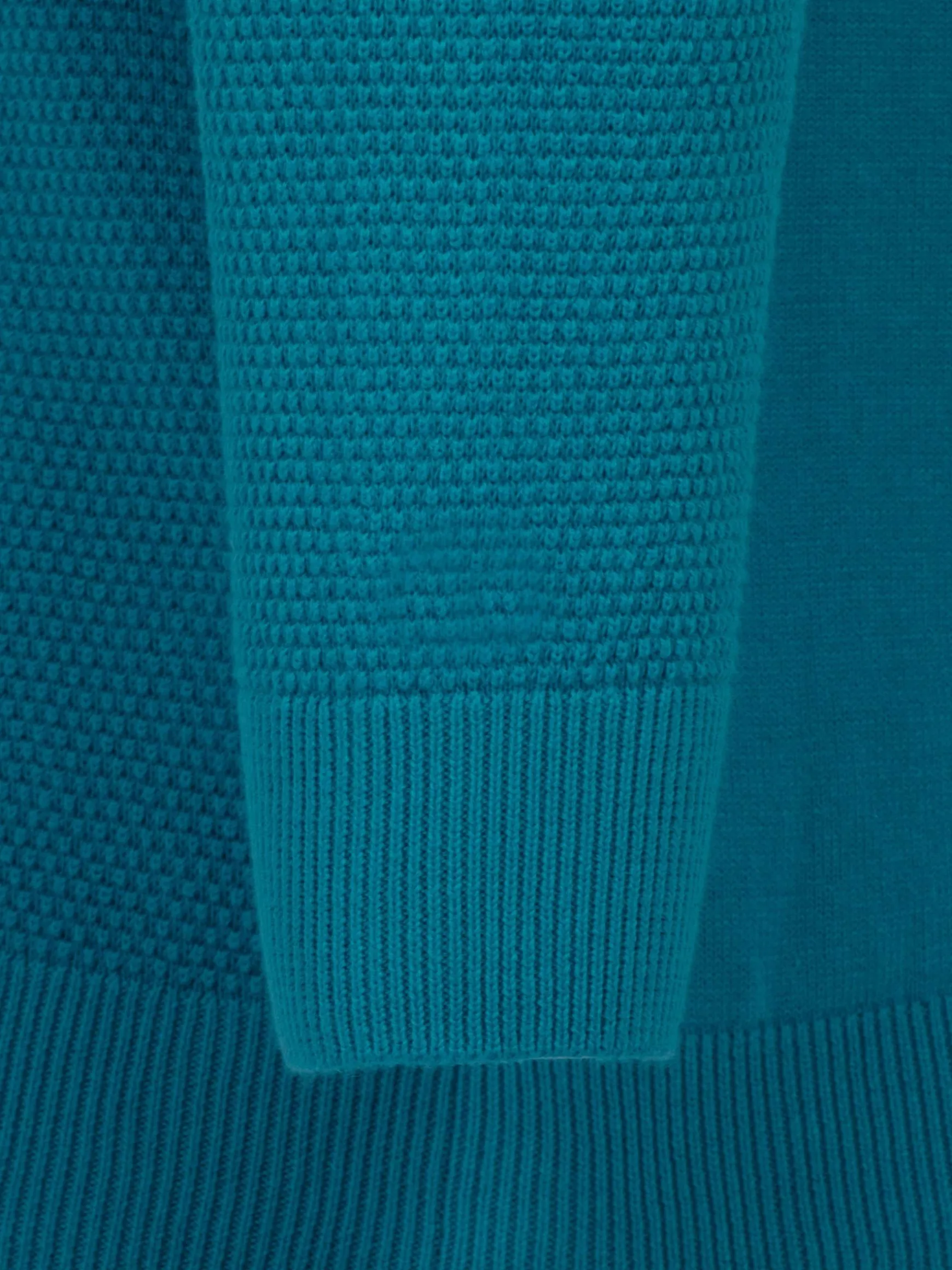 WAM DENIM Truien & Pullovers*Larry Petrol Cotton Pullover