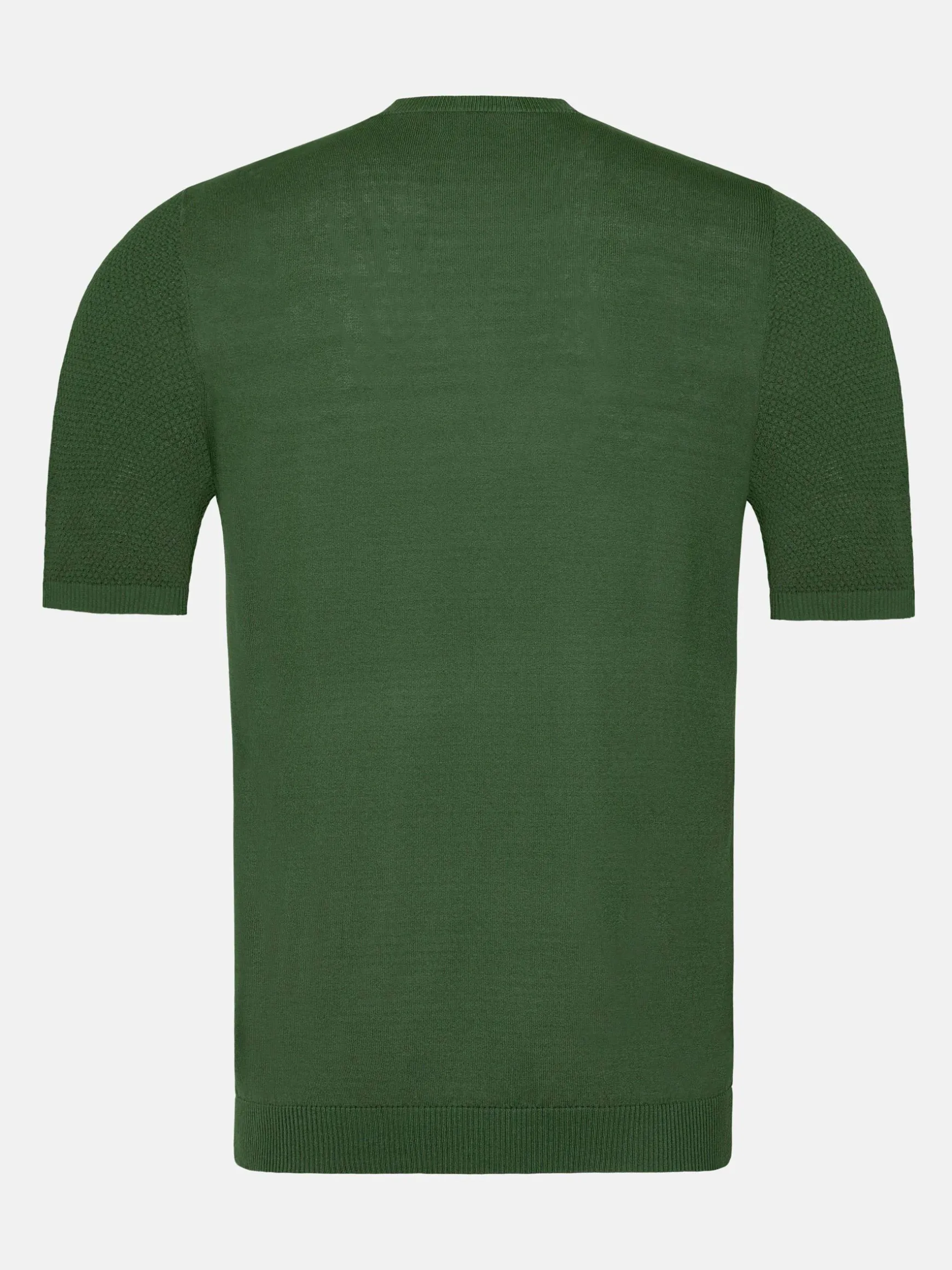 WAM DENIM T-Shirts*Lucas Pique Knit Green T-Shirt