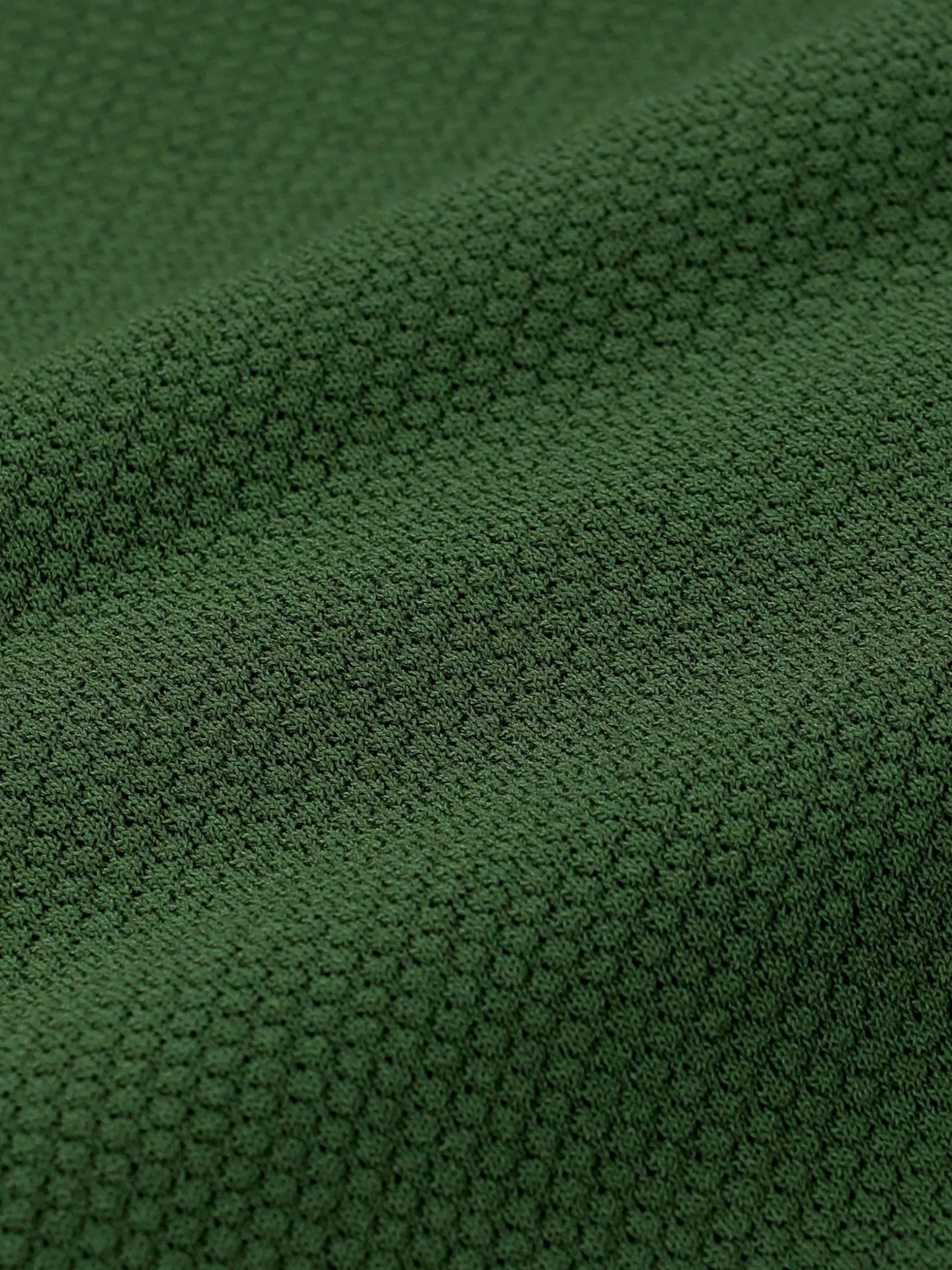 WAM DENIM T-Shirts*Lucas Pique Knit Green T-Shirt