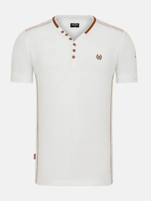 WAM DENIM T-Shirts*Morpheus Slim Fit Stretched White T-shirt