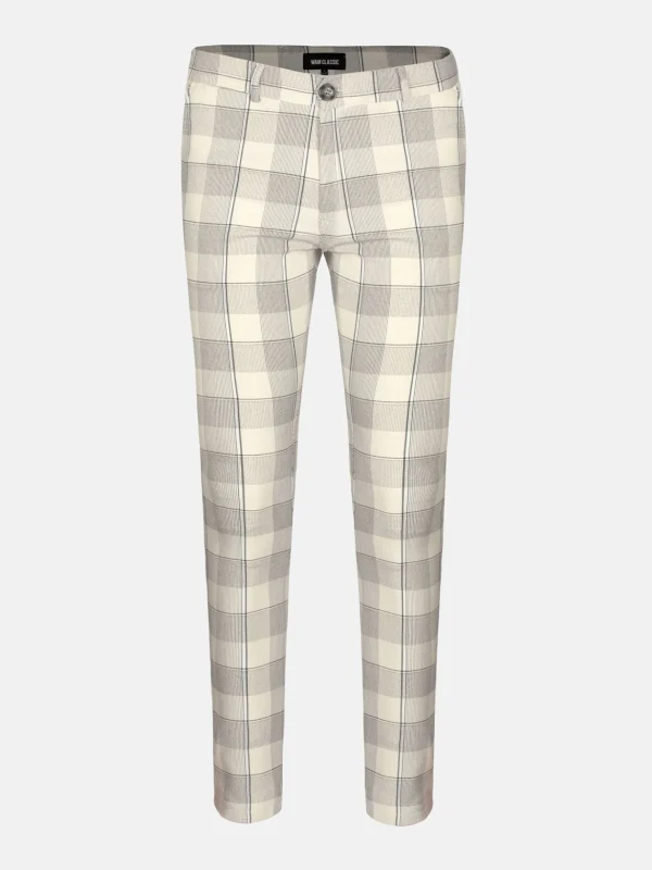 WAM DENIM Pakken & Maatwerk*Moura Beige Pantalon