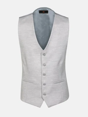 WAM DENIM Pakken & Maatwerk*Newsted Comfort Light Grey Gilet