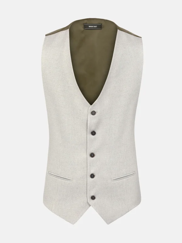 WAM DENIM Pakken & Maatwerk*Nicola Grey Suit Gilet