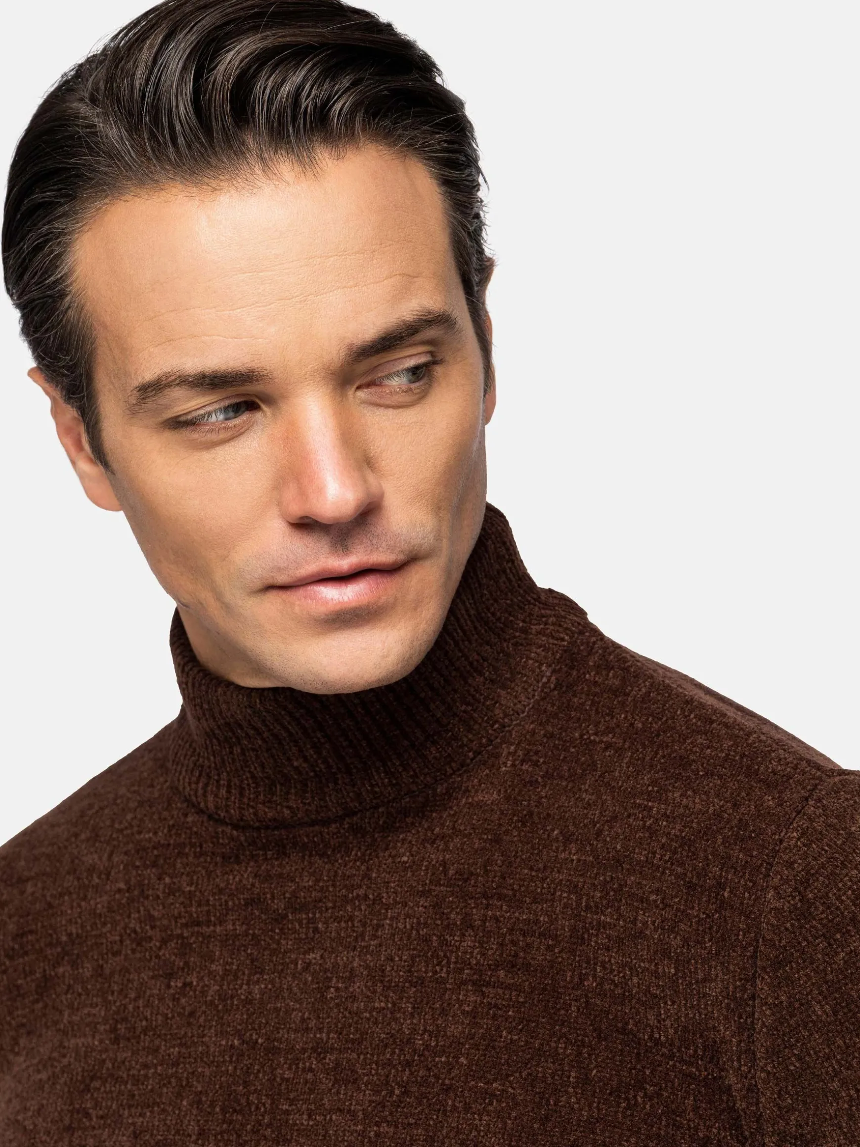 WAM DENIM Truien & Pullovers*Nordberg Turtleneck Brown Truien