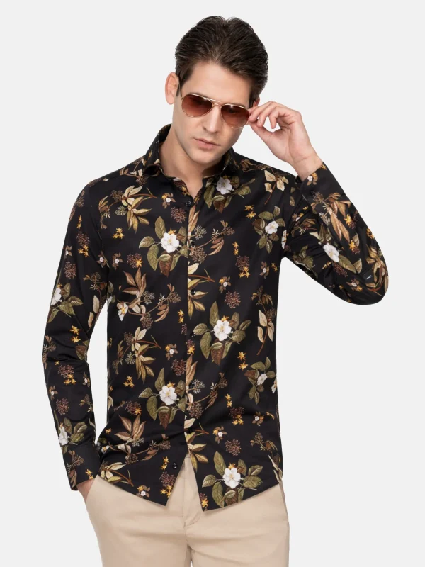 WAM DENIM Overhemd Lange Mouwen*Overhemd Lange Mouw 75657 Mayrhofen Black