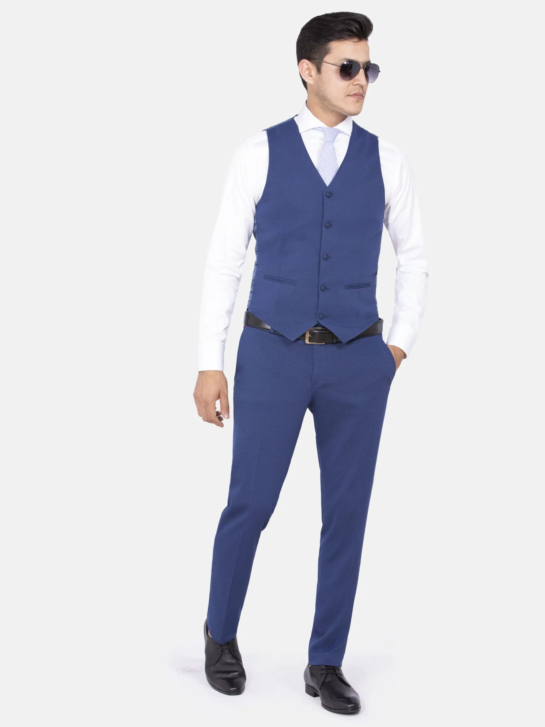 WAM DENIM Pakken & Maatwerk | Pantalons*Pantalon 72195 Aryeh Royal Blue