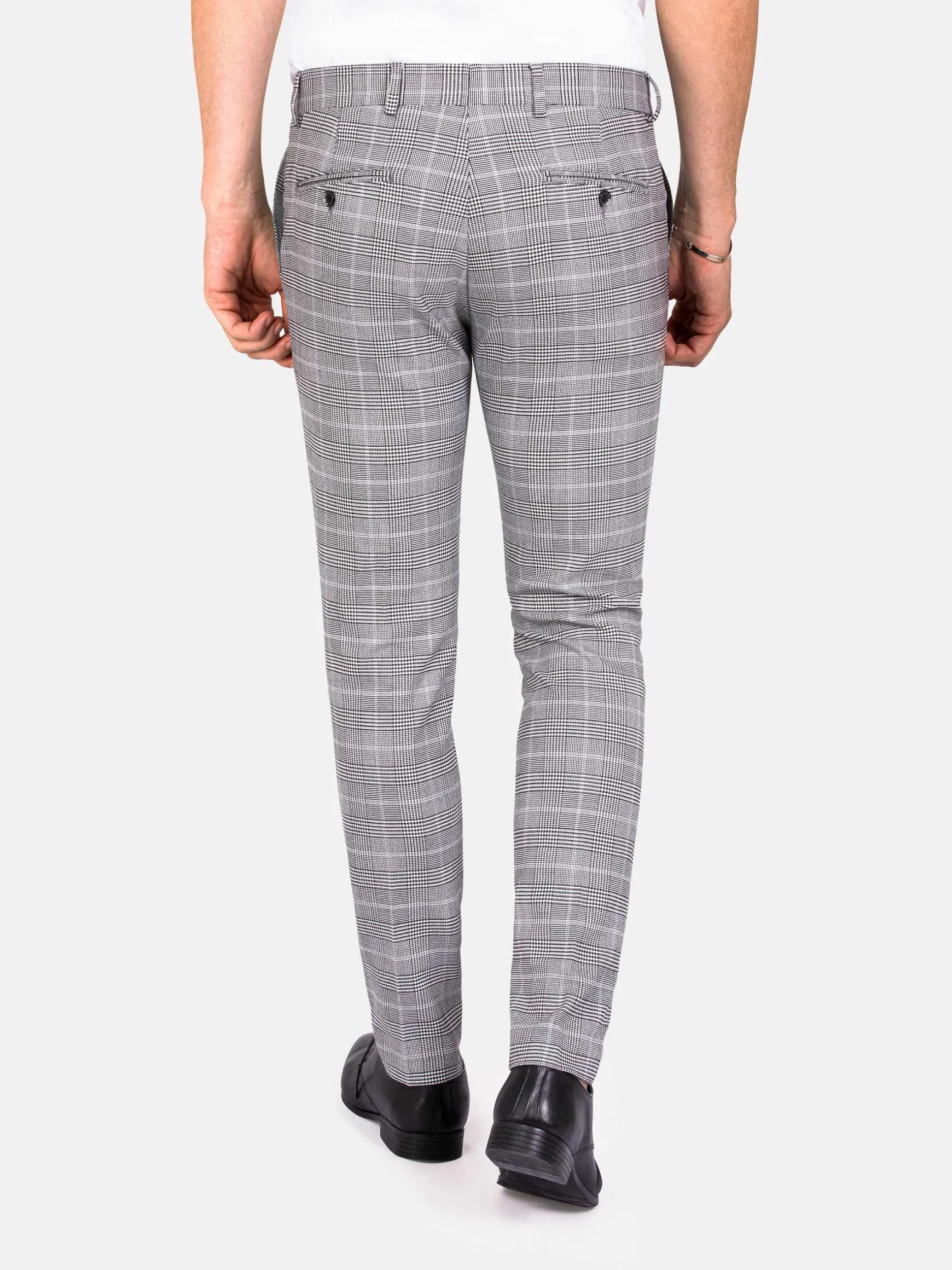 WAM DENIM Pakken & Maatwerk*Pantalon 72330 Wellington Light Grey