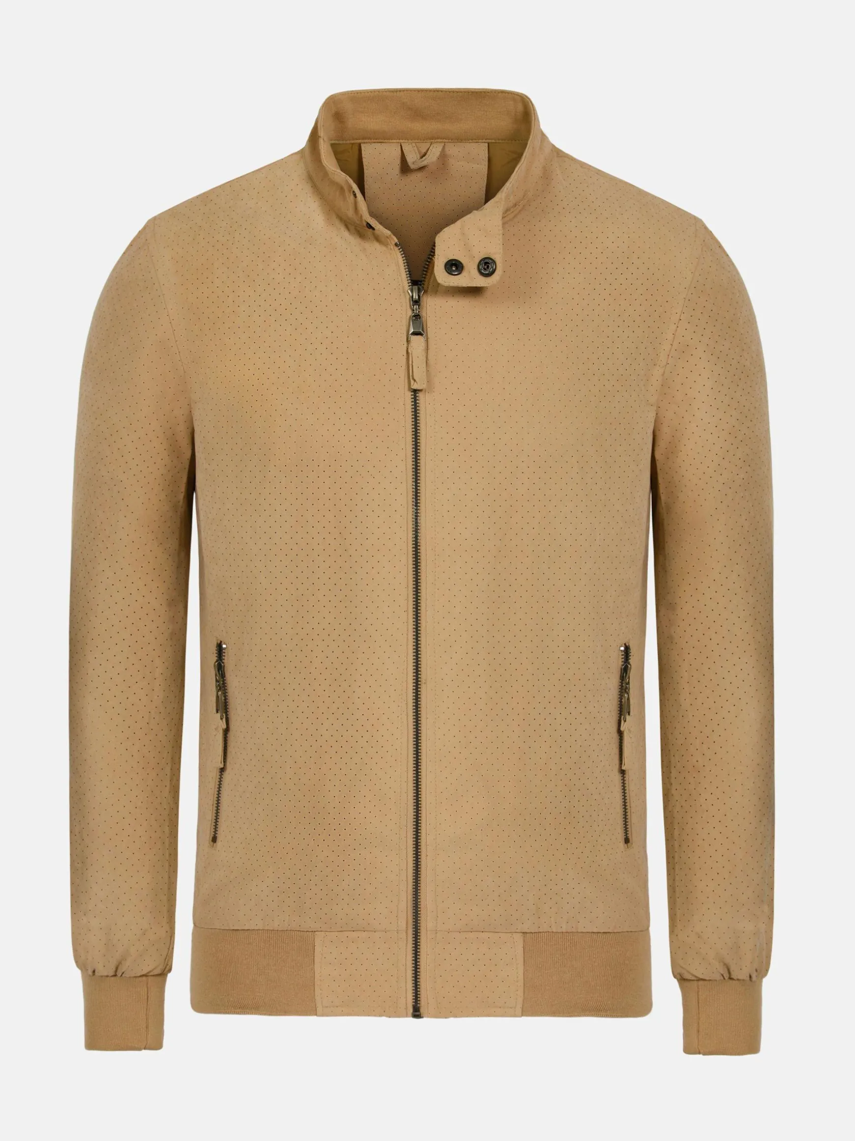 WAM DENIM Zomerjassen*Parker Crew Neck Brown Zomer Jassen