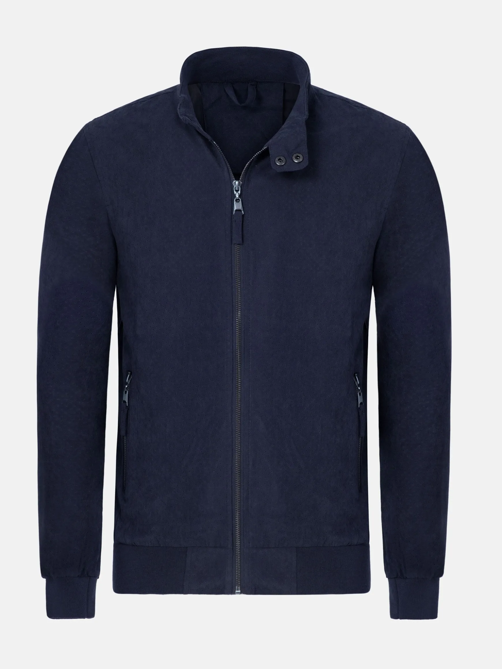 WAM DENIM Zomerjassen*Parker Crew Neck Navy Zomer Jassen
