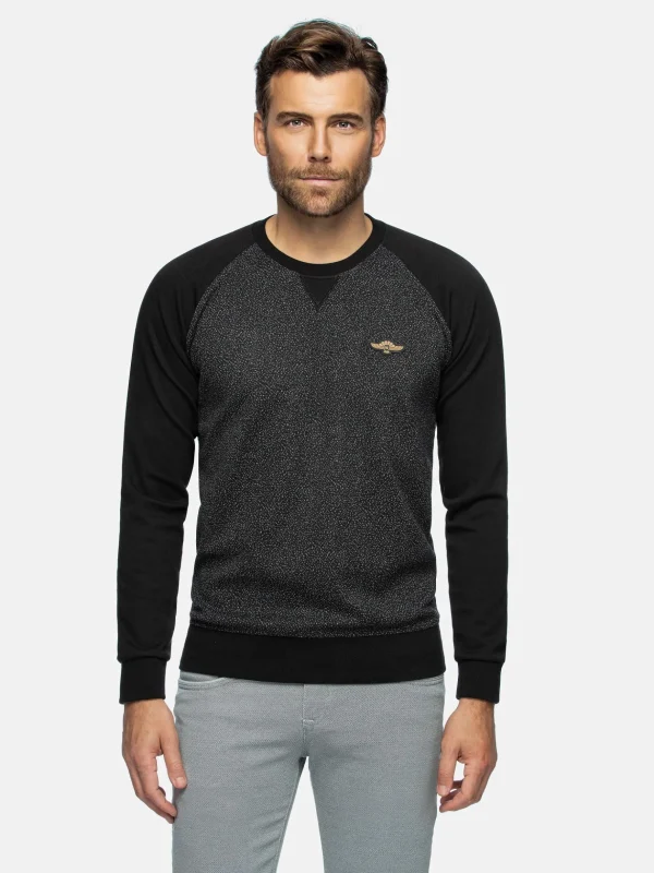 WAM DENIM Sweaters & Vesten*Pelada Crew Neck Black Sweater