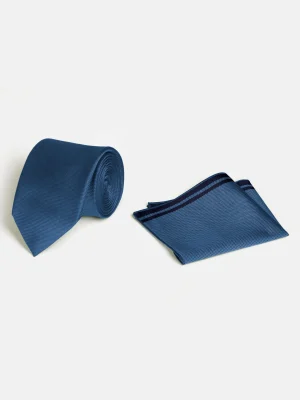 WAM DENIM Stropdassen*Pierce Blue Stropdas