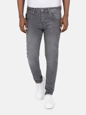 WAM DENIM Jeans*Polymouth Slim Fit Anthracite Jeans