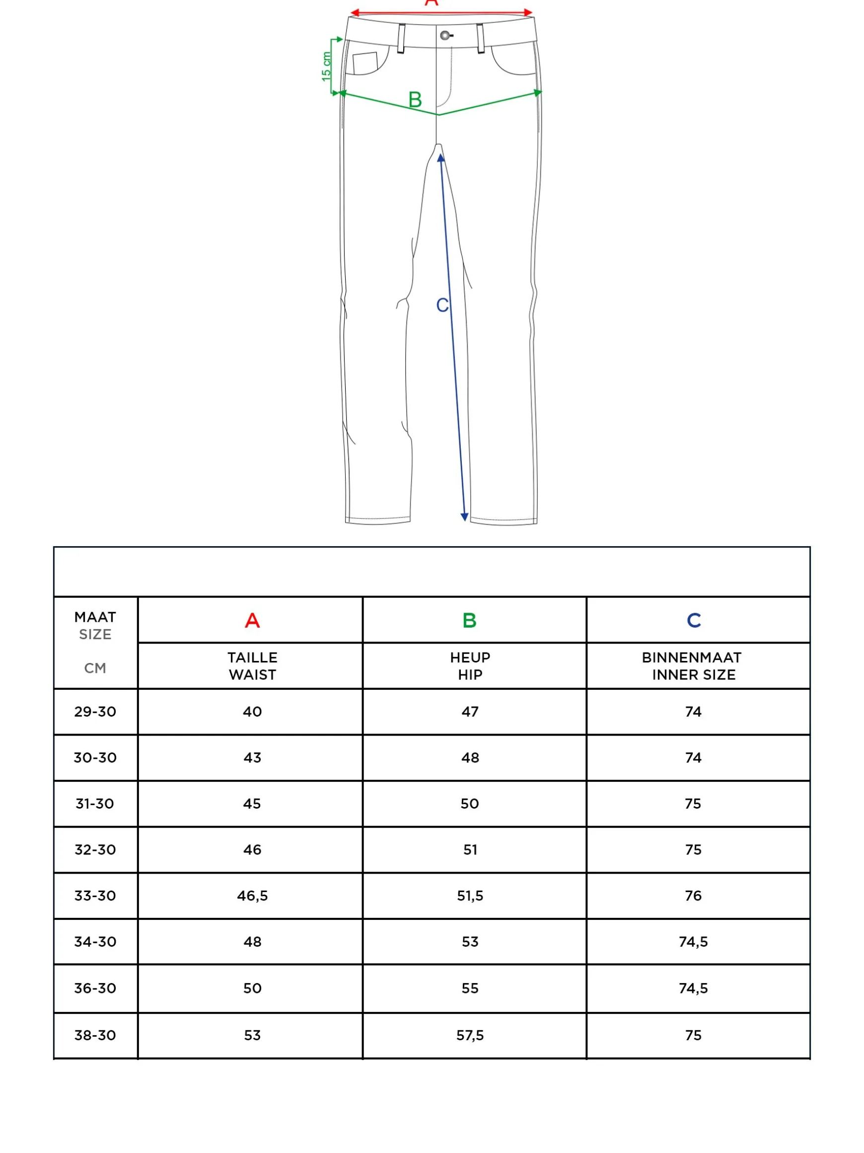 WAM DENIM Chino's*Robo Khaki Chino