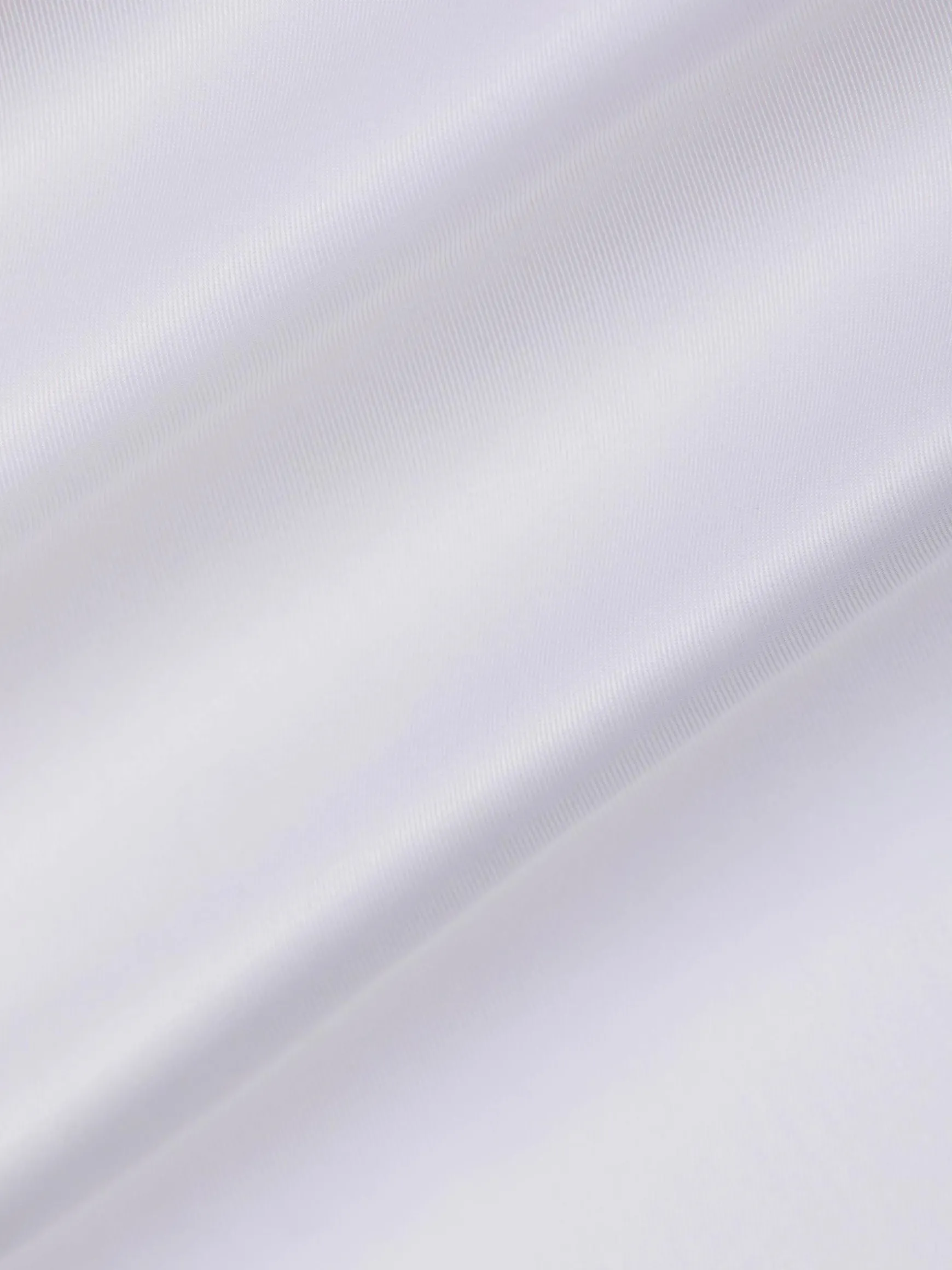 WAM DENIM Overhemd Lange Mouwen*Romney Solid White Overhemd Lange Mouw