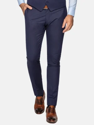 WAM DENIM Pakken & Maatwerk*Scottsville Slim Fit Navy Suit Pantalon