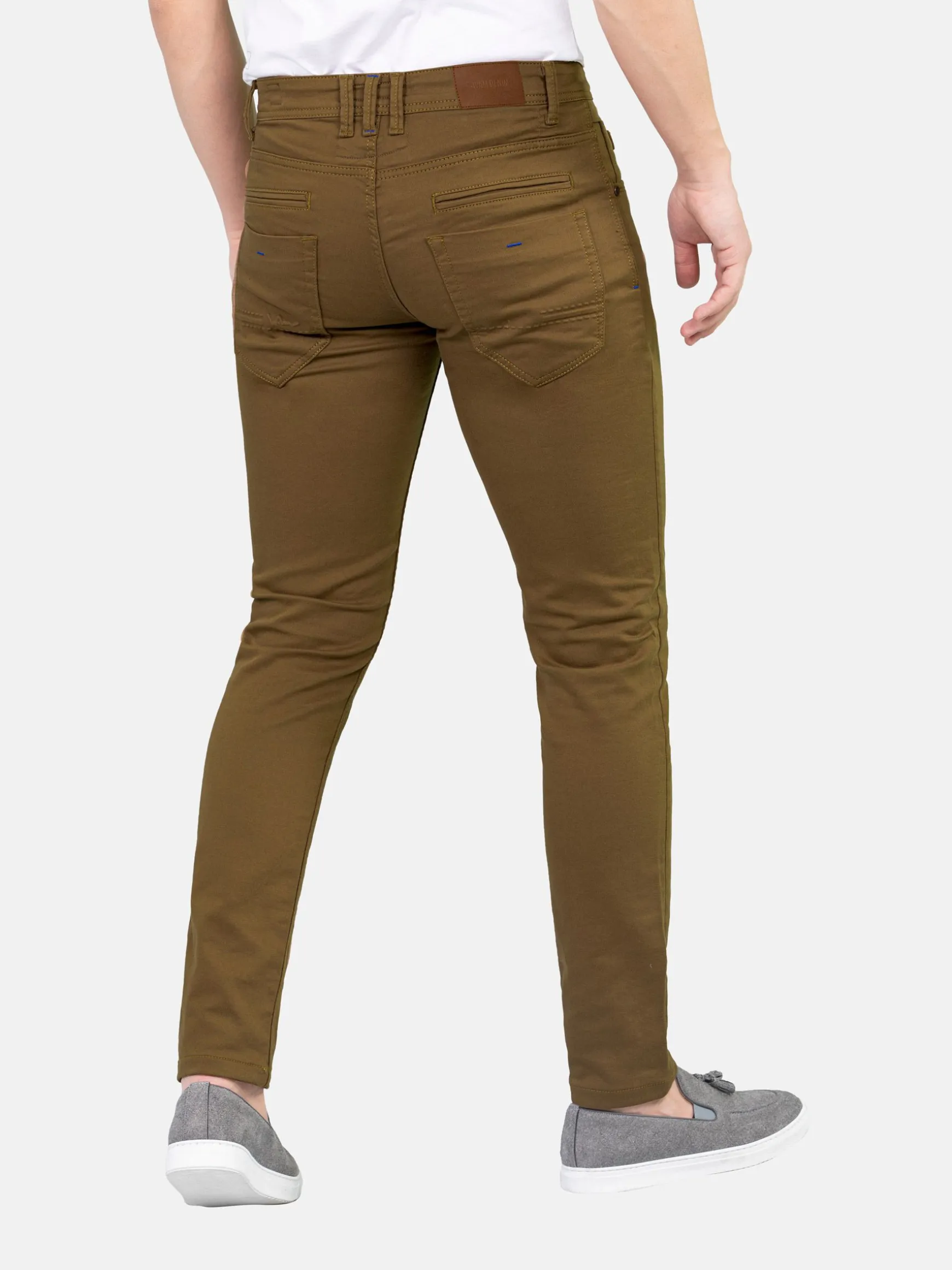 WAM DENIM Jeans*Serengeti stretchy Slim fit Dark Beige Jeans